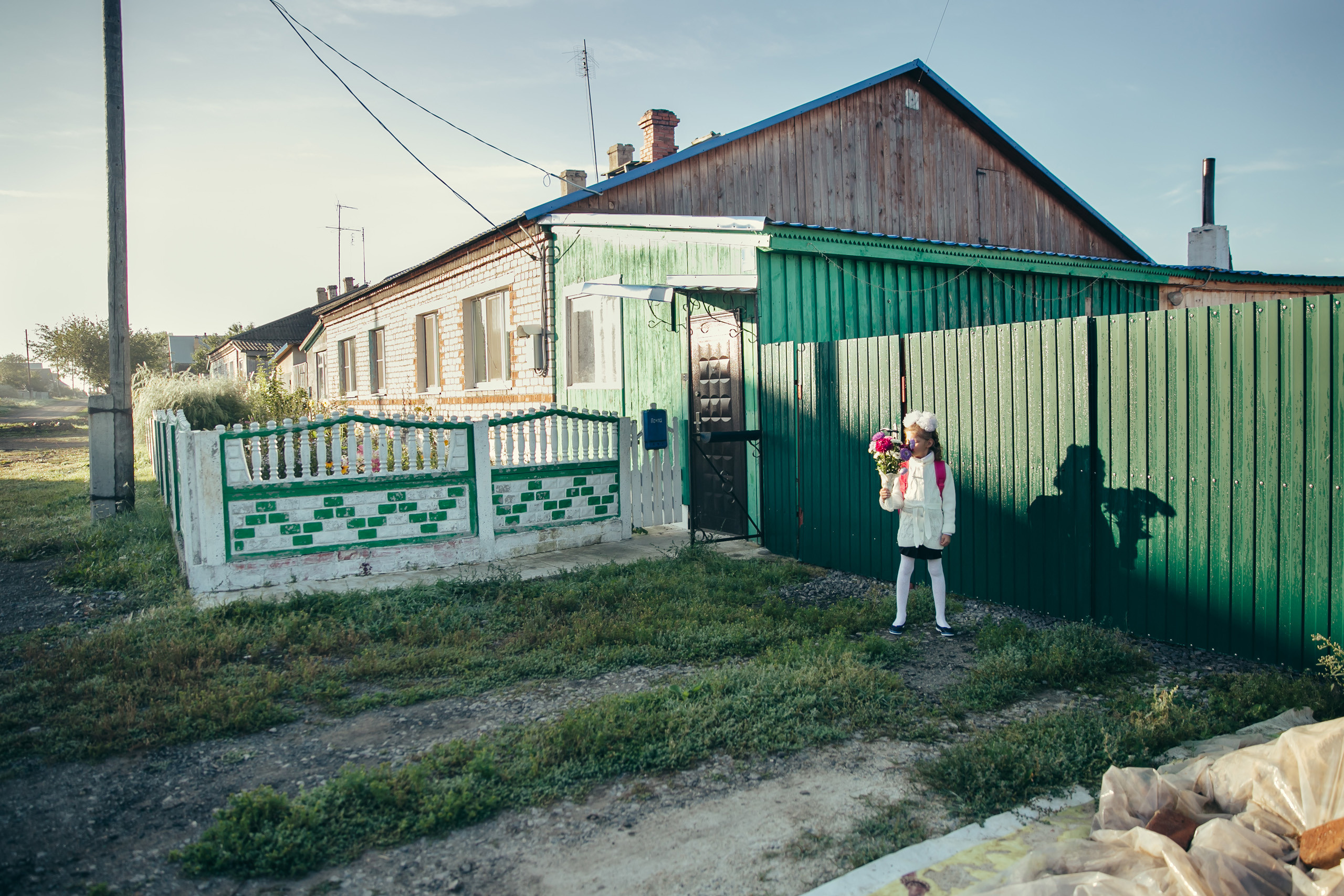 1 сентября в деревне. Фотограф Слава Кайгородов