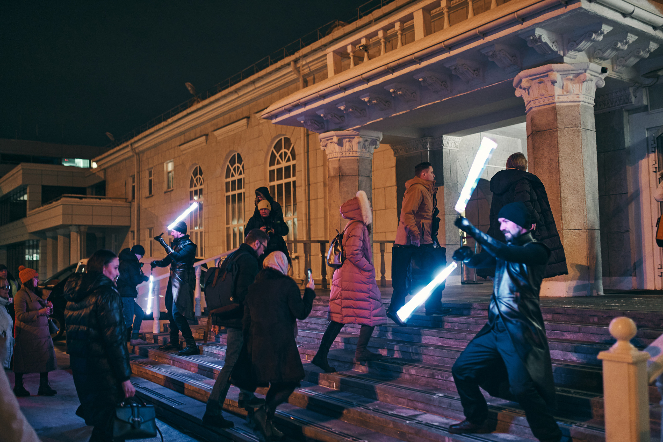 Презентация в самолёте. Фотограф Слава Кайгородов