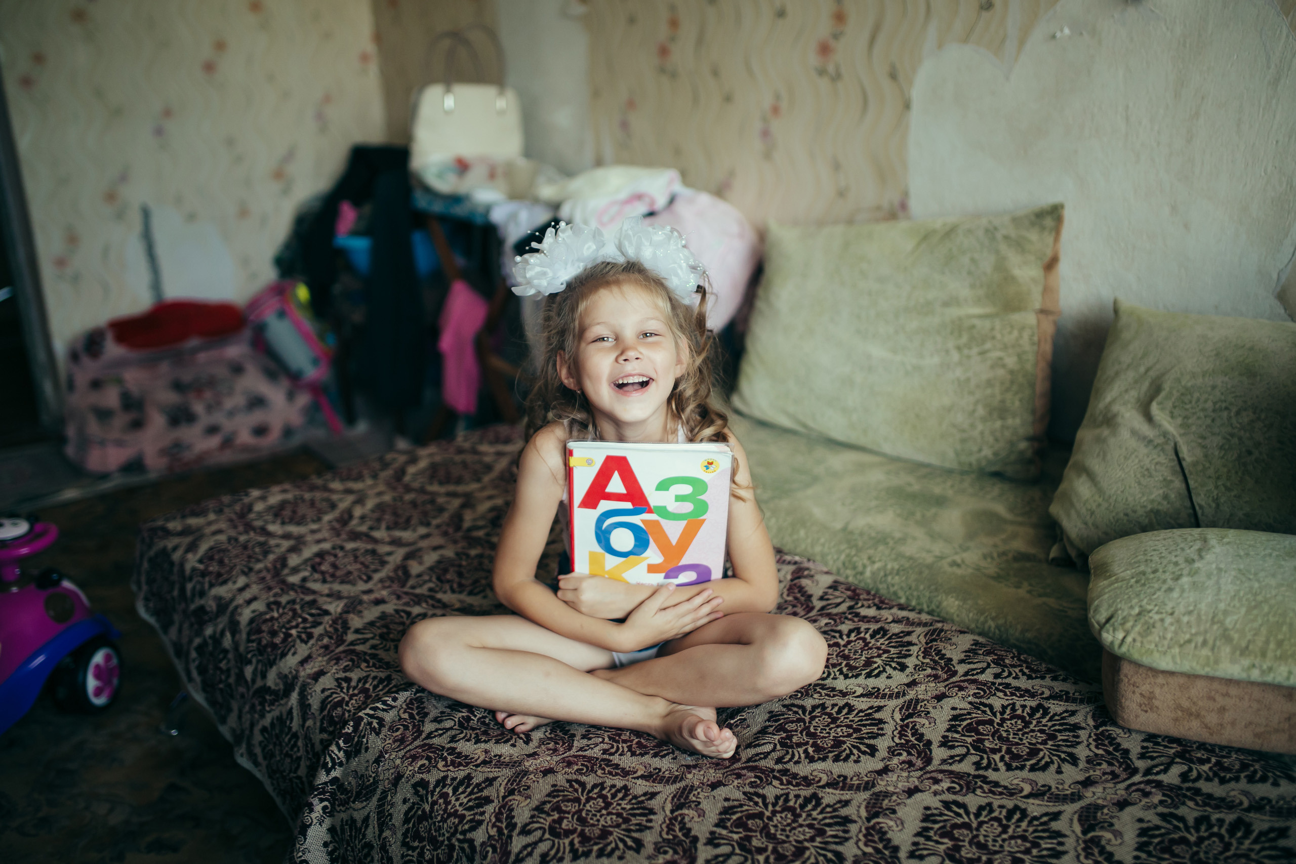 1 сентября в деревне. Фотограф Слава Кайгородов