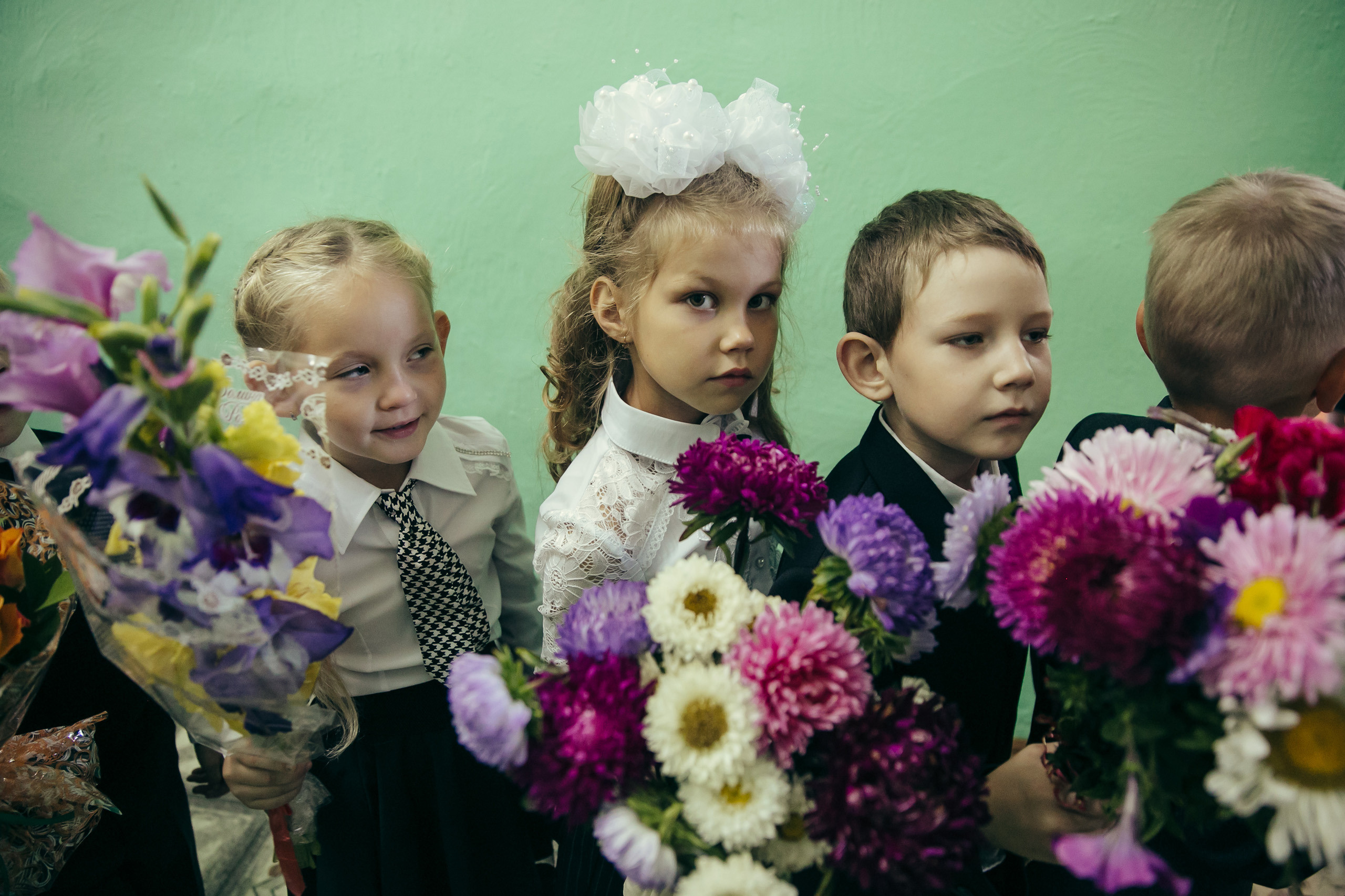 1 сентября в деревне. Фотограф Слава Кайгородов