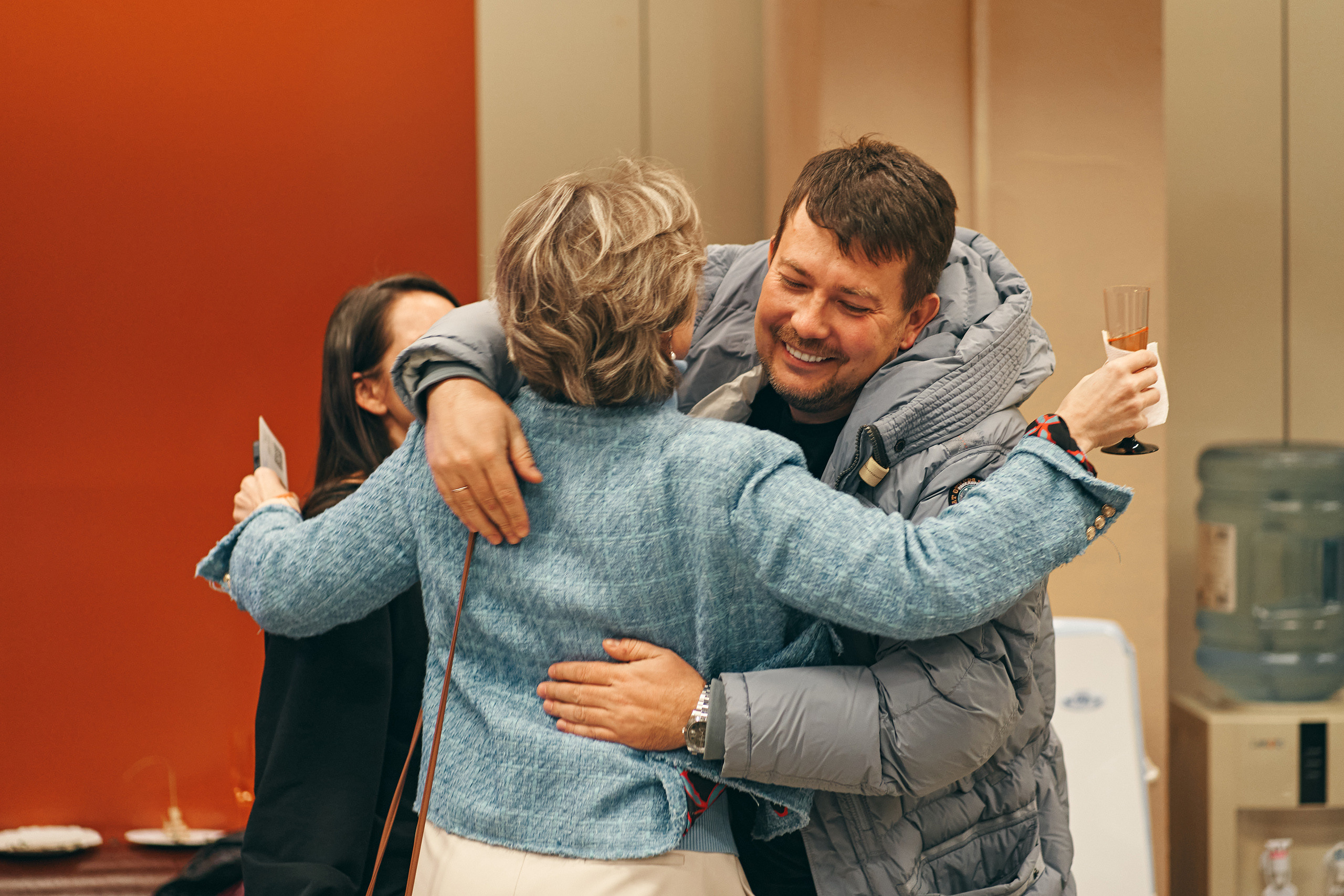 Презентация в самолёте. Фотограф Слава Кайгородов