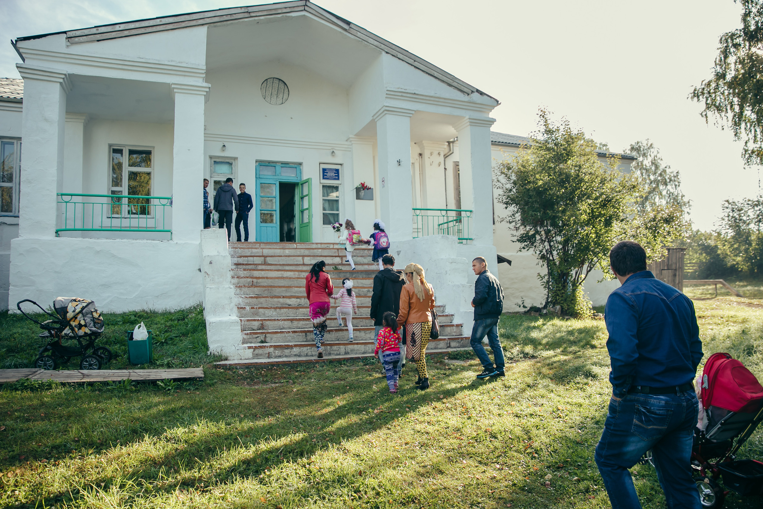 1 сентября в деревне. Фотограф Слава Кайгородов