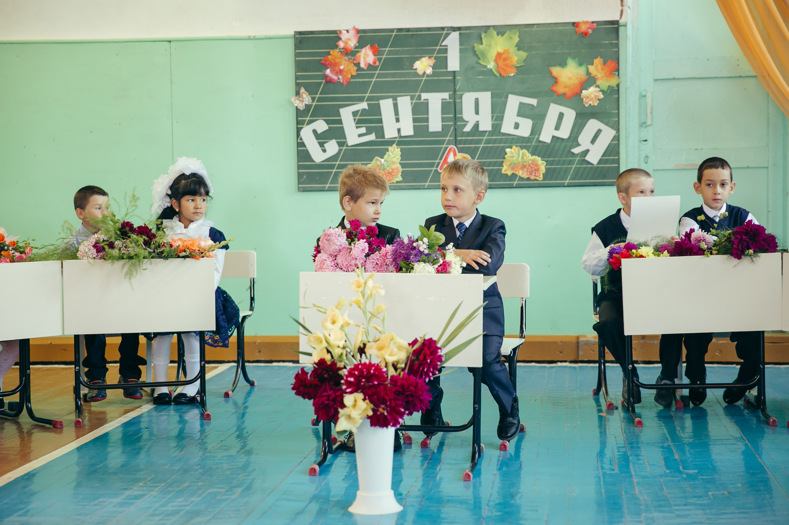 1 сентября в деревне. Фотограф Слава Кайгородов