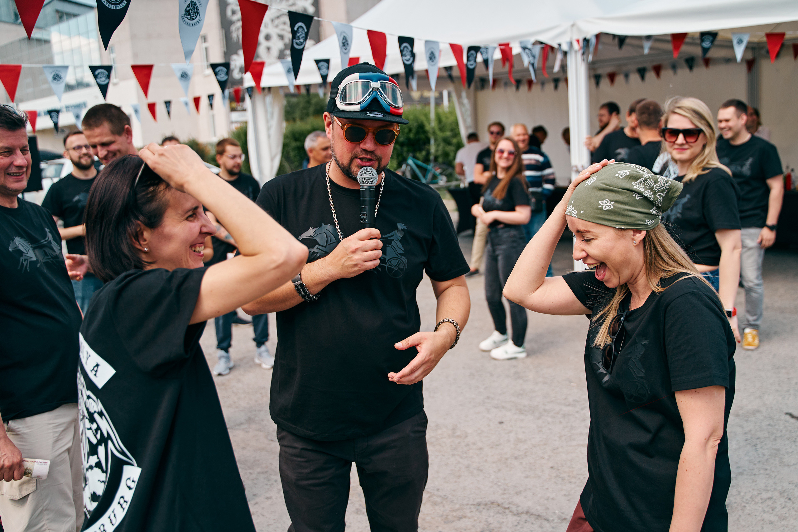 Корпоратив в мото стилистике. Фотограф Слава Кайгородов