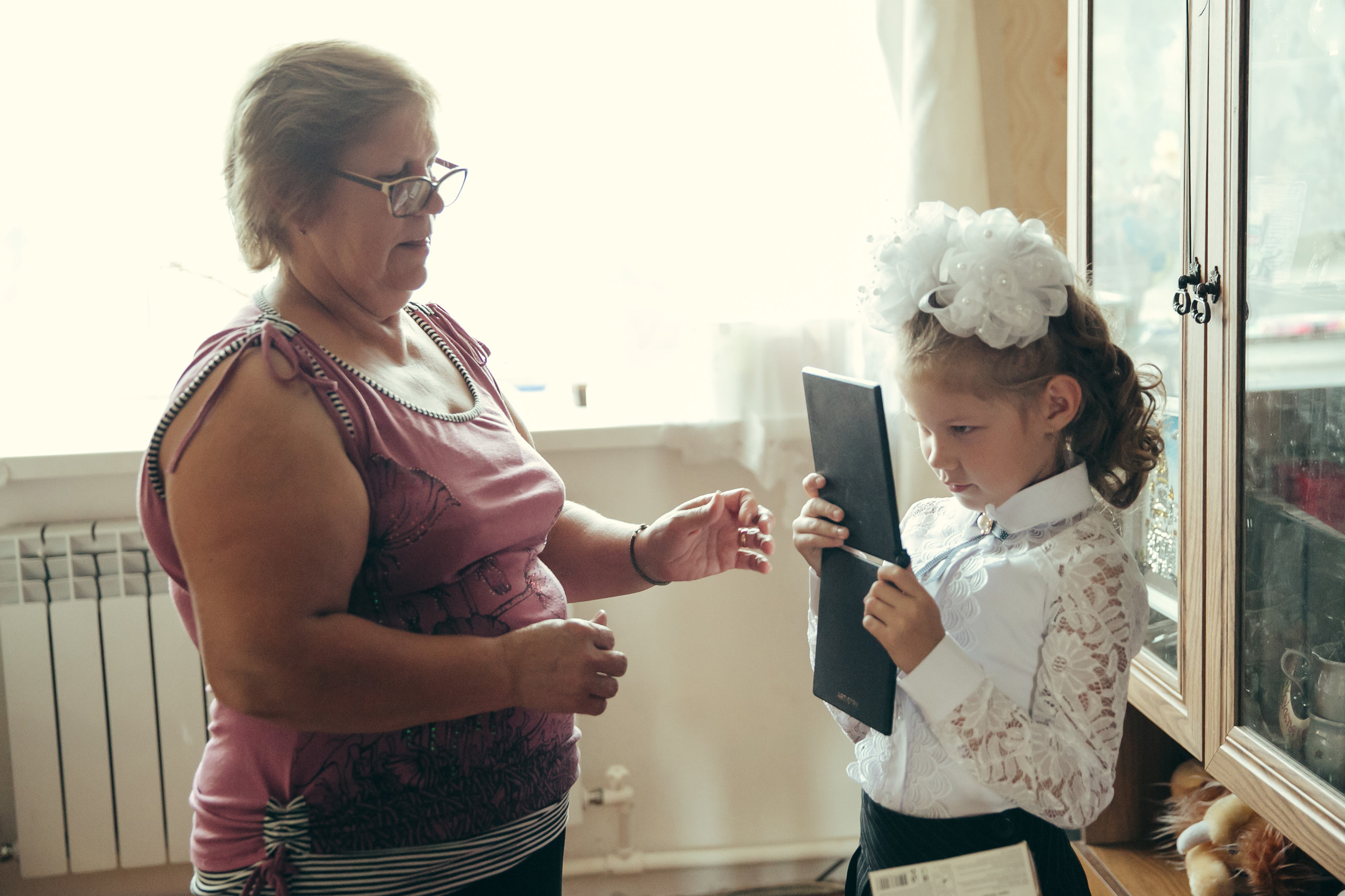 1 сентября в деревне. Фотограф Слава Кайгородов