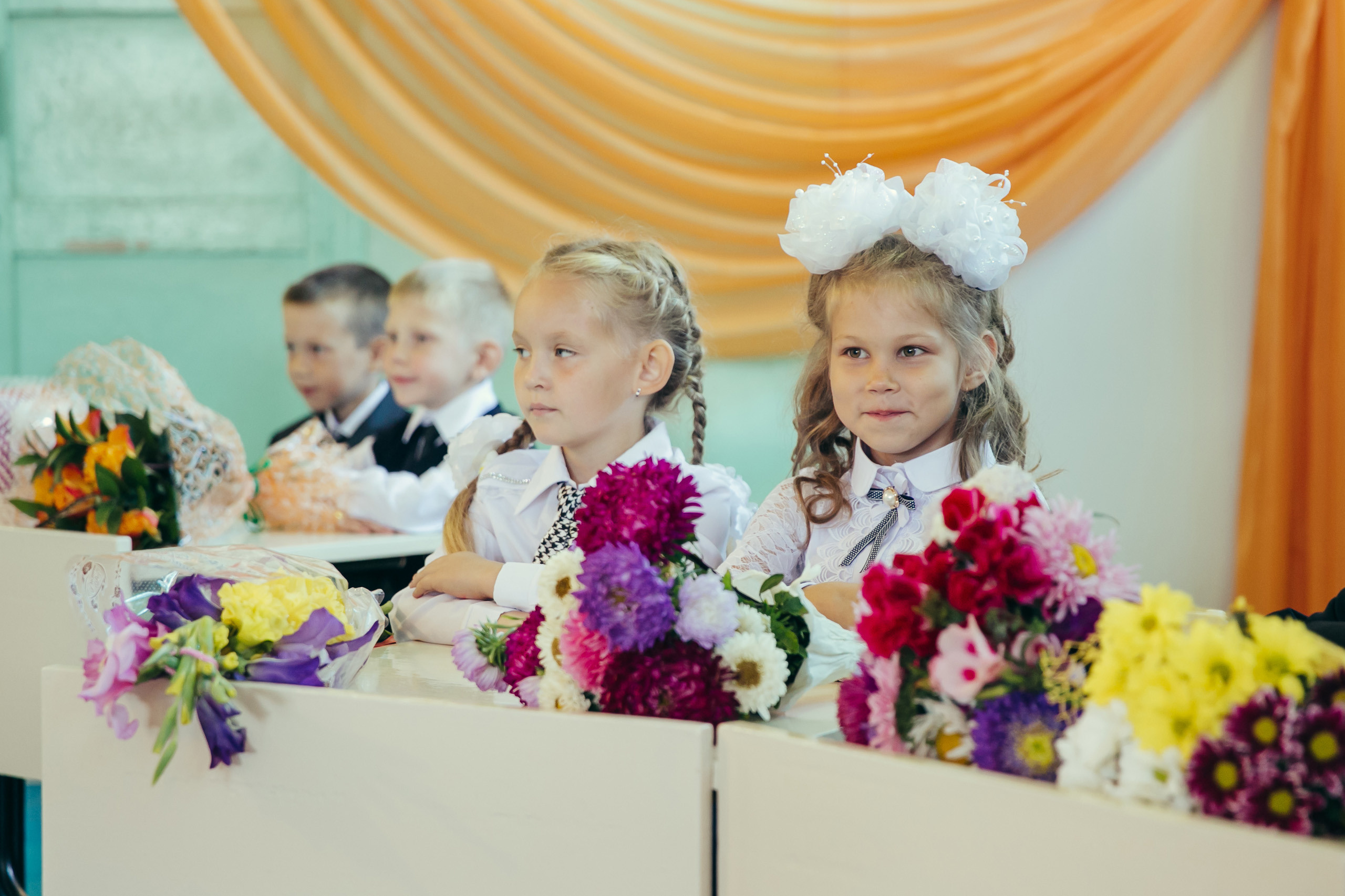 1 сентября в деревне. Фотограф Слава Кайгородов