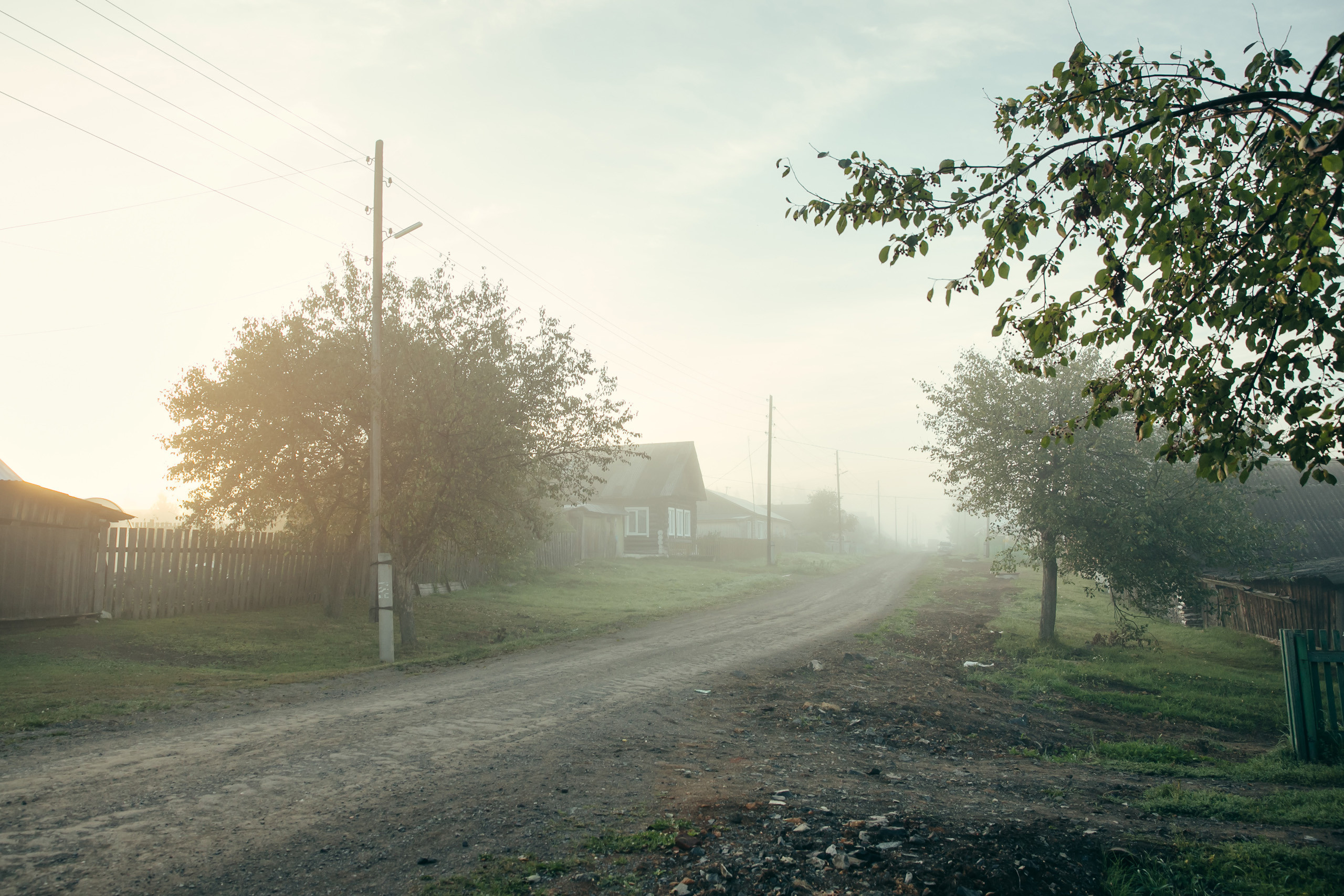1 сентября в деревне. Фотограф Слава Кайгородов
