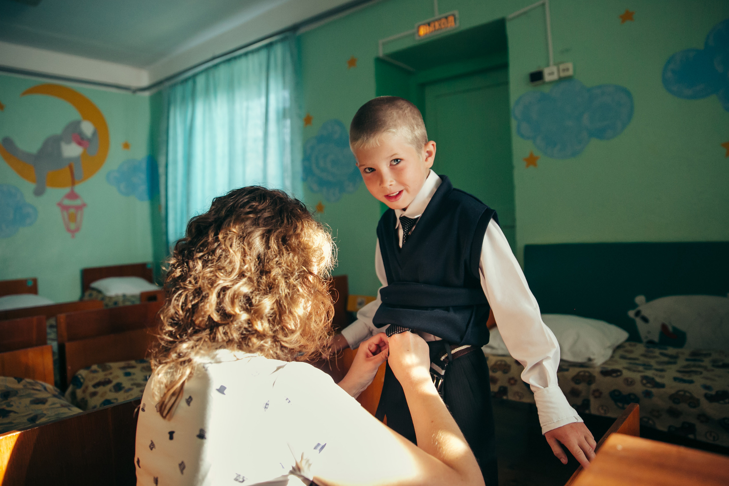 1 сентября в деревне. Фотограф Слава Кайгородов