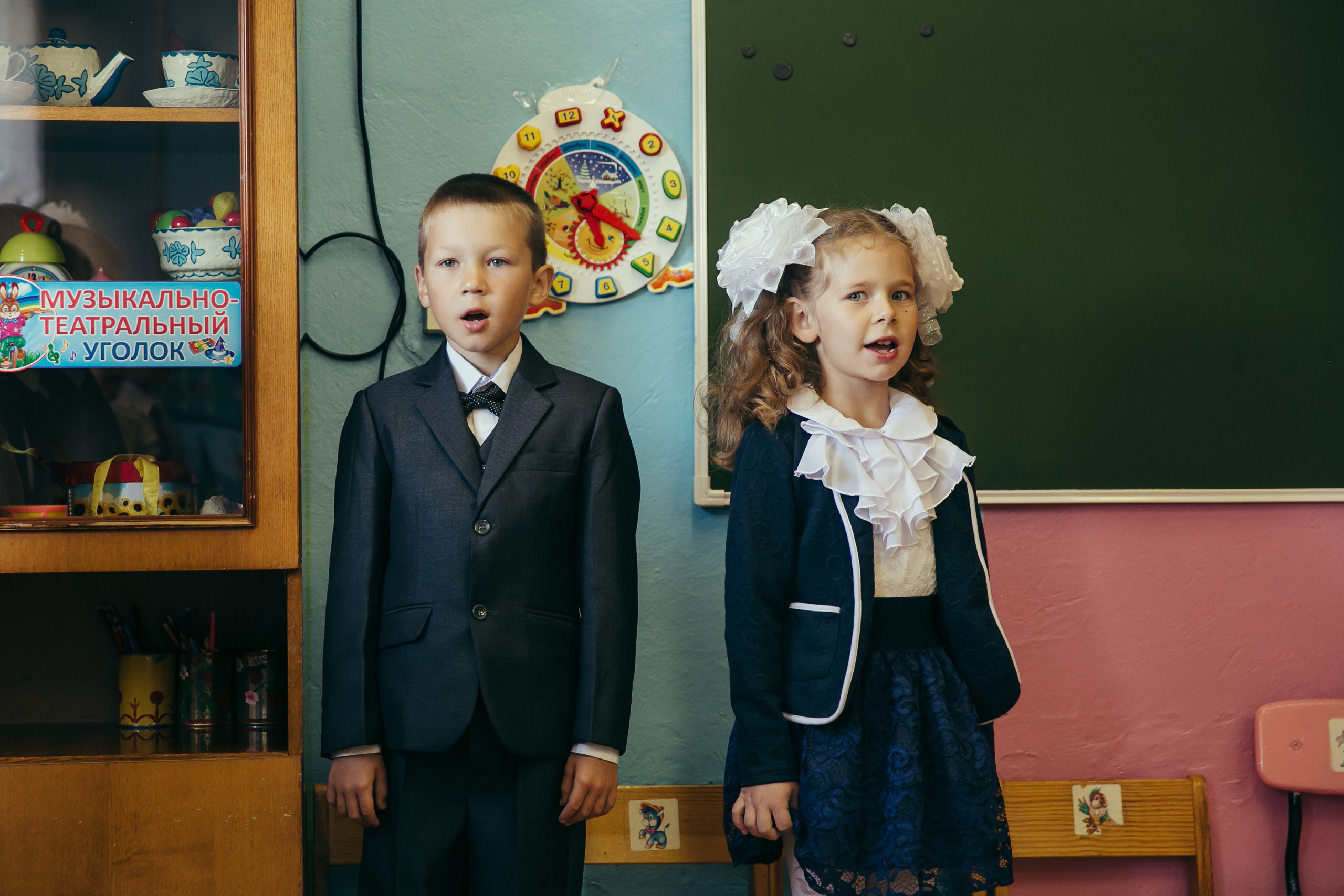 1 сентября в деревне. Фотограф Слава Кайгородов