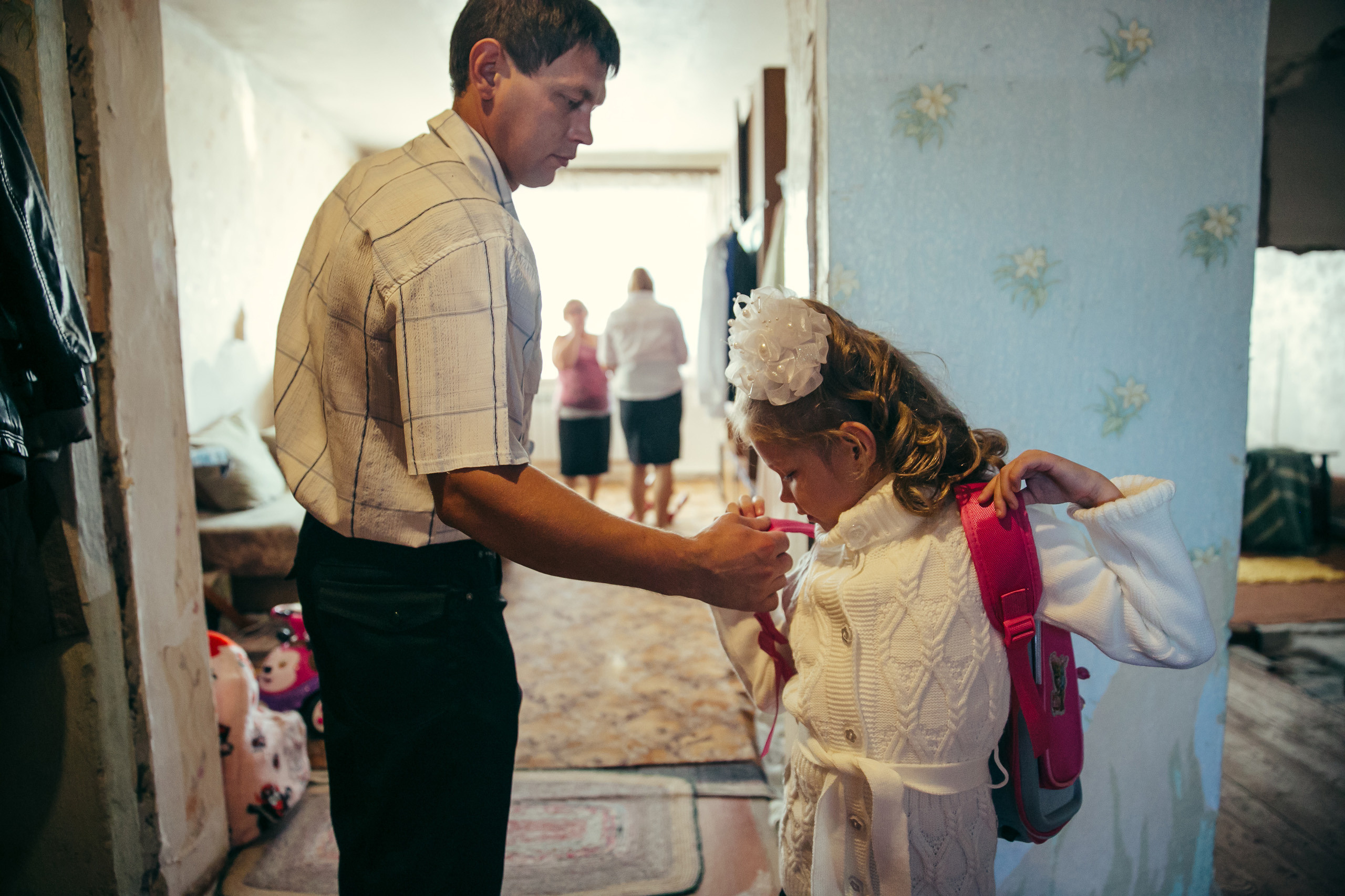 1 сентября в деревне. Фотограф Слава Кайгородов
