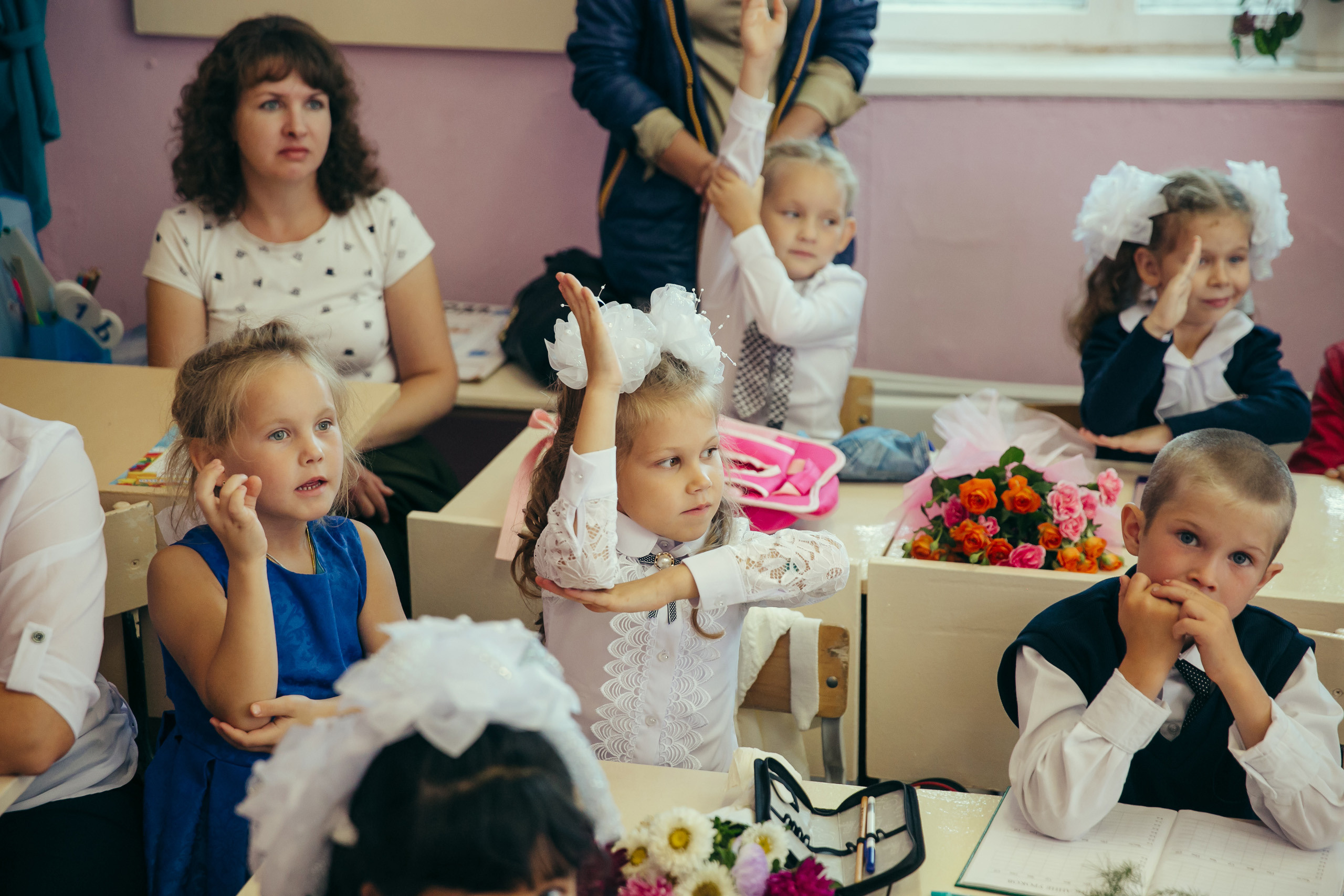 1 сентября в деревне. Фотограф Слава Кайгородов