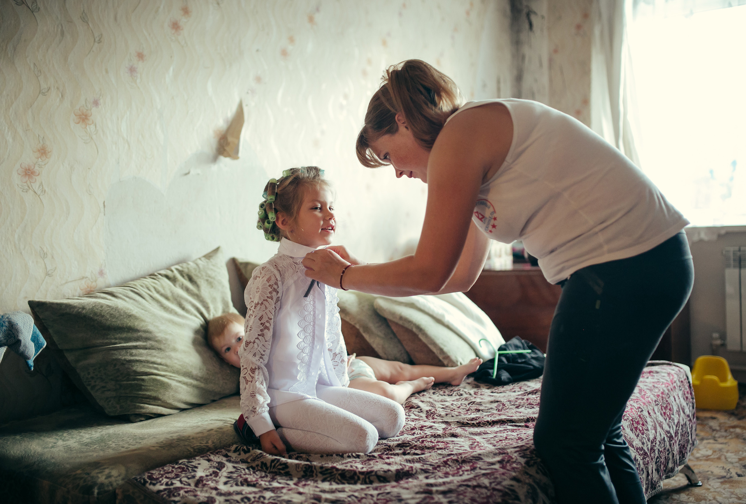 1 сентября в деревне. Фотограф Слава Кайгородов