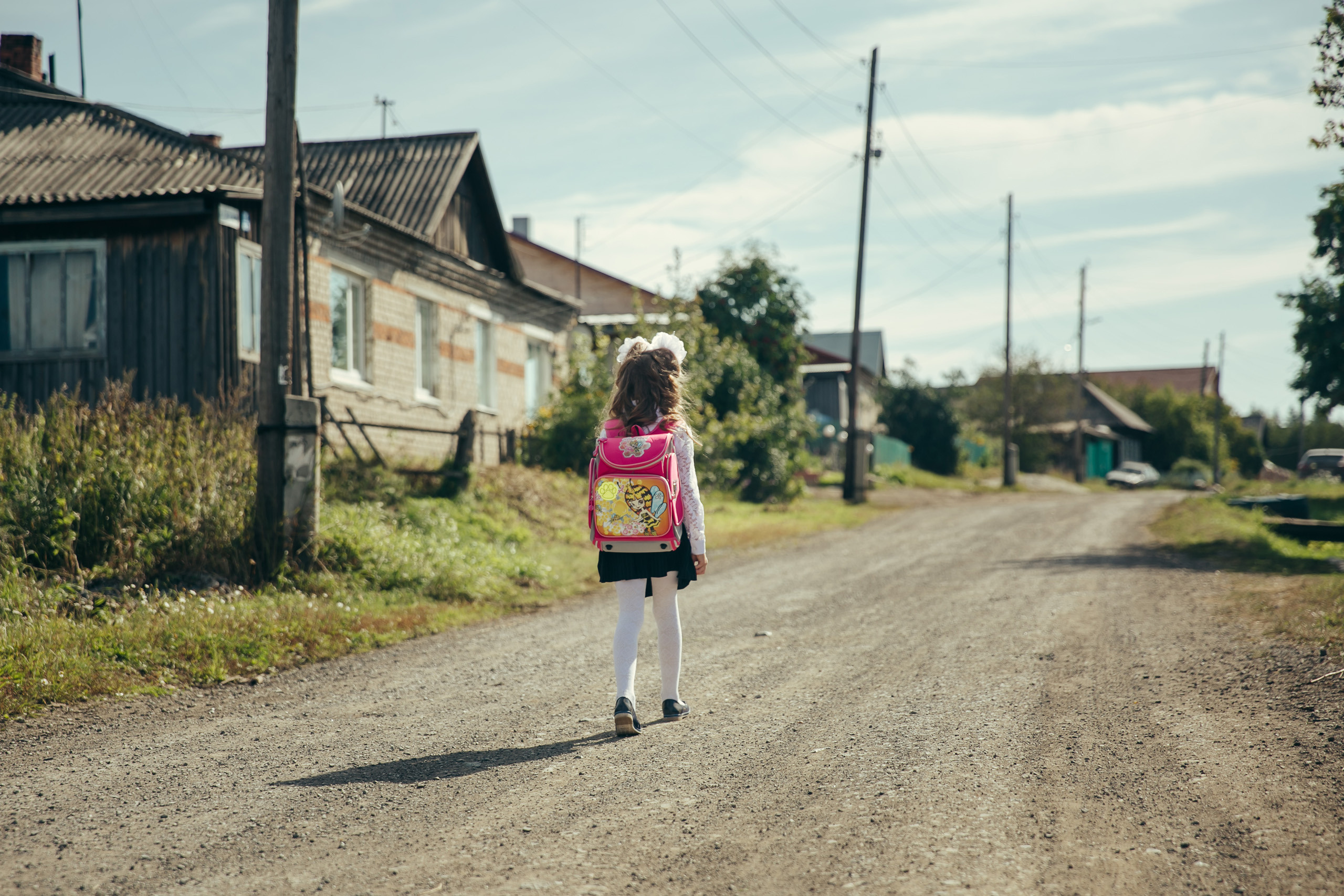 1 сентября в деревне. Фотограф Слава Кайгородов