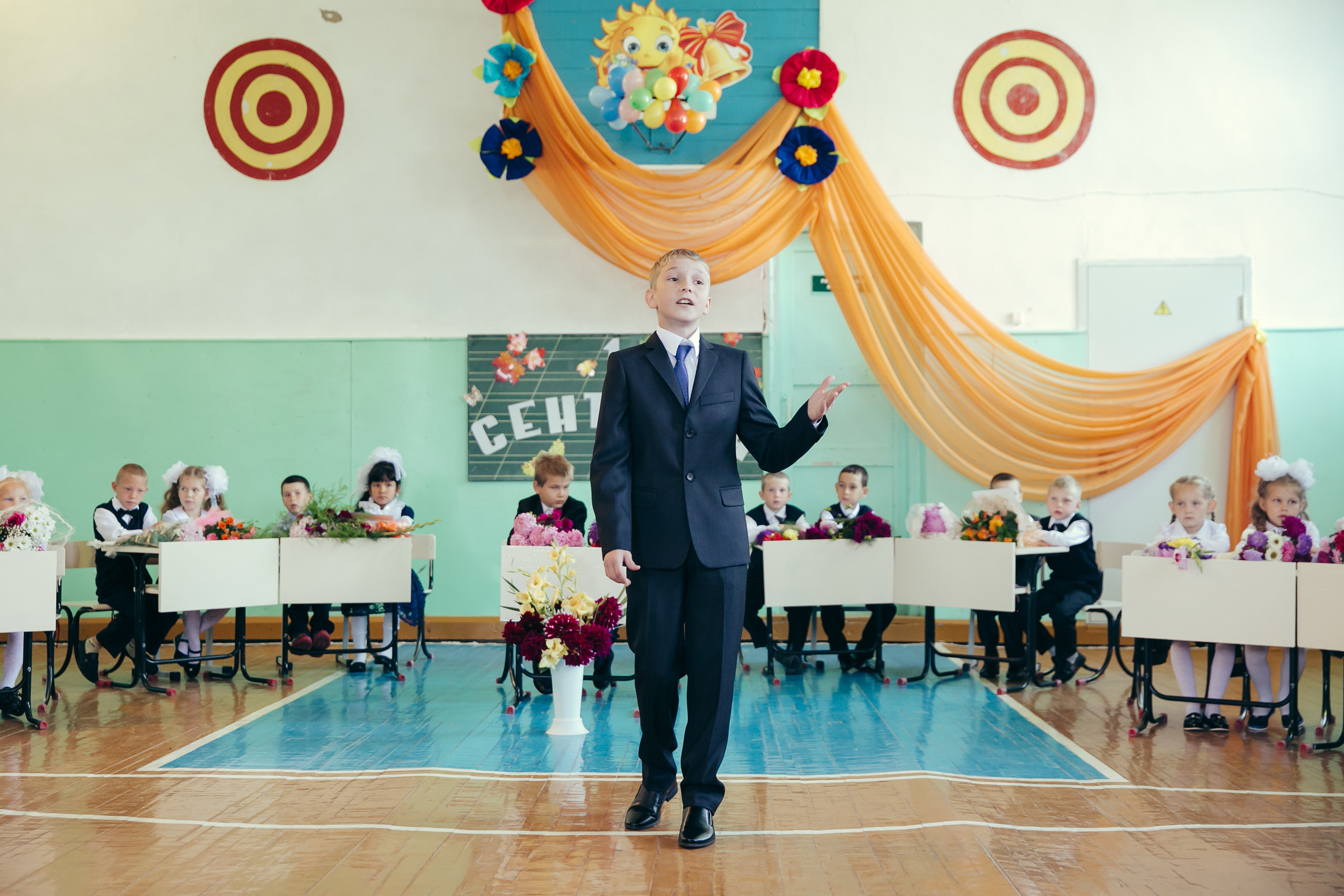 1 сентября в деревне. Фотограф Слава Кайгородов