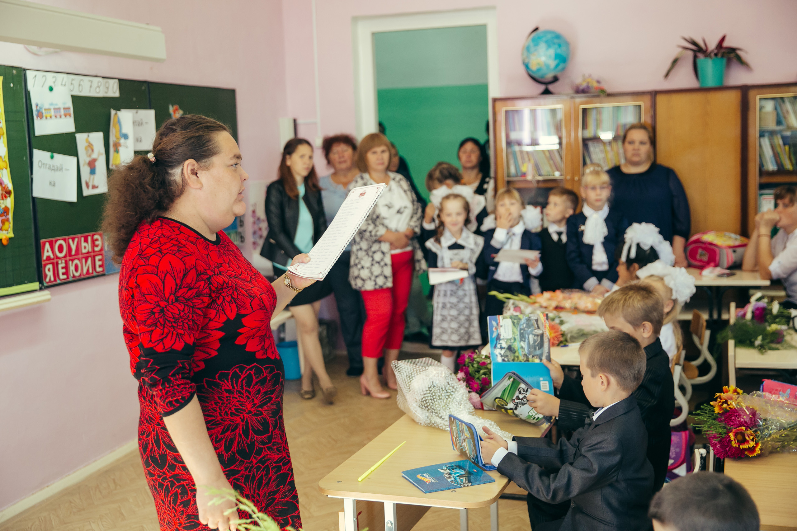 1 сентября в деревне. Фотограф Слава Кайгородов
