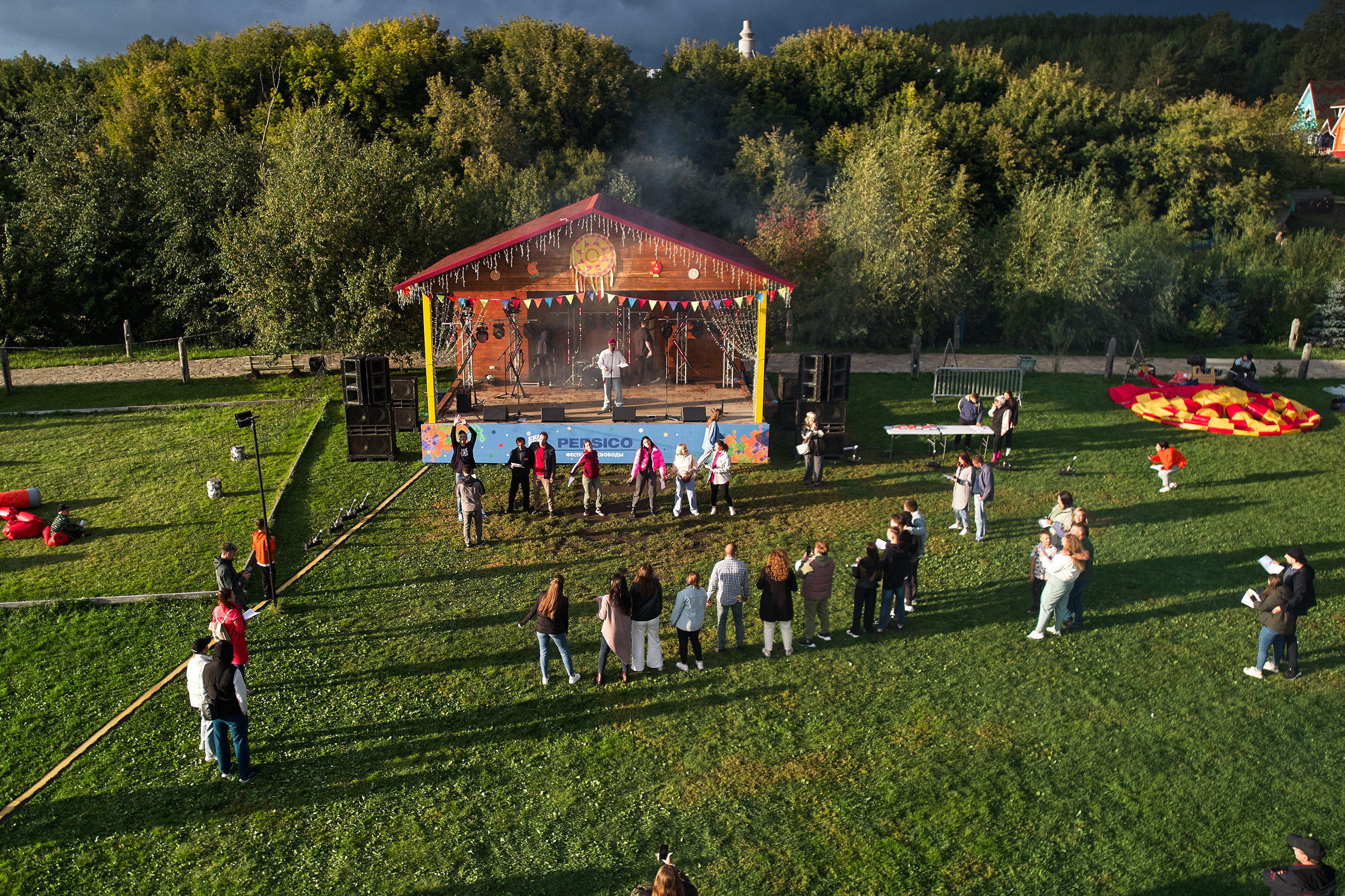 Корпоратив на природе. Фотограф Слава Кайгородов