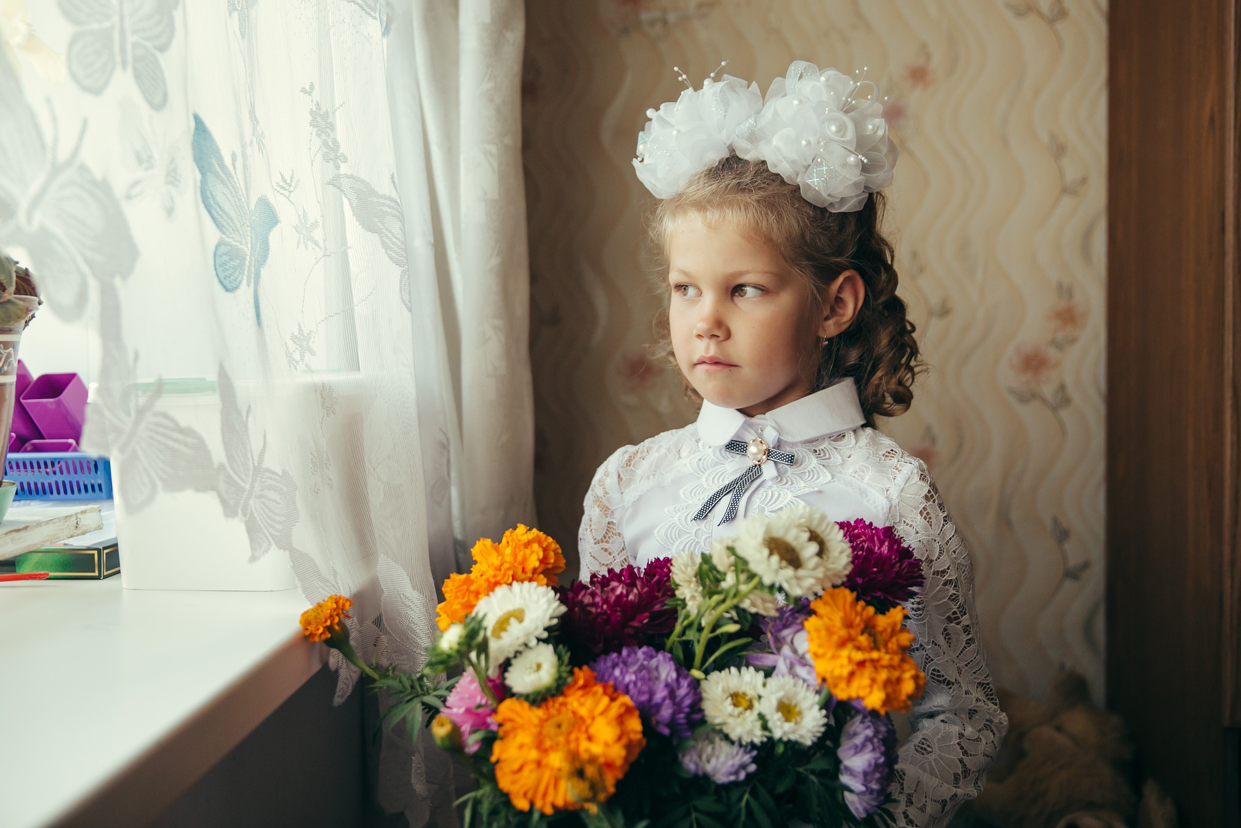 1 сентября в деревне. Фотограф Слава Кайгородов