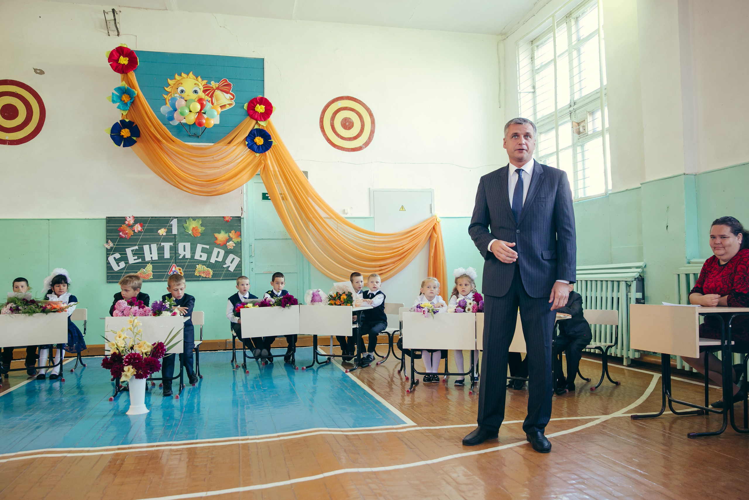 1 сентября в деревне. Фотограф Слава Кайгородов