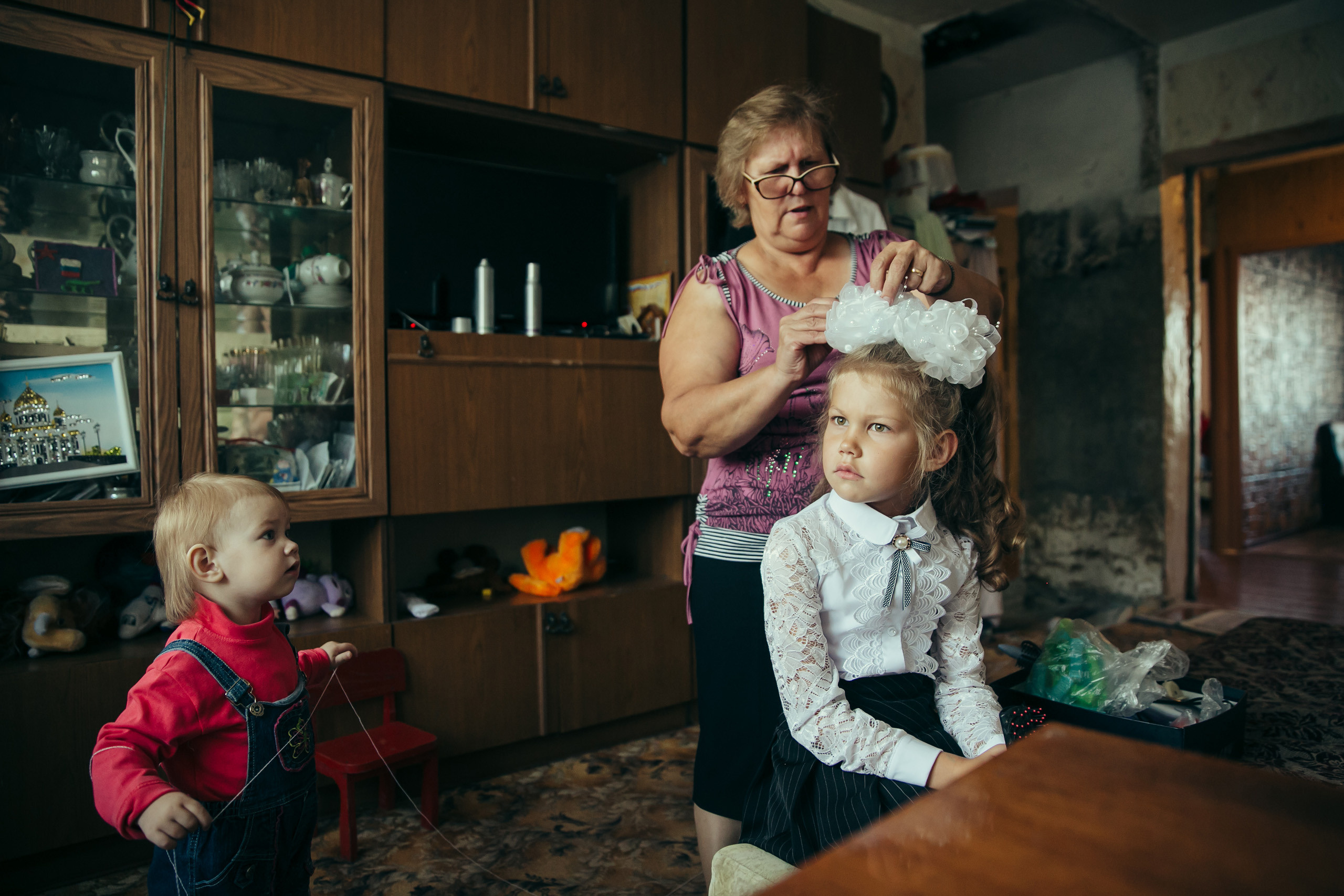 1 сентября в деревне. Фотограф Слава Кайгородов