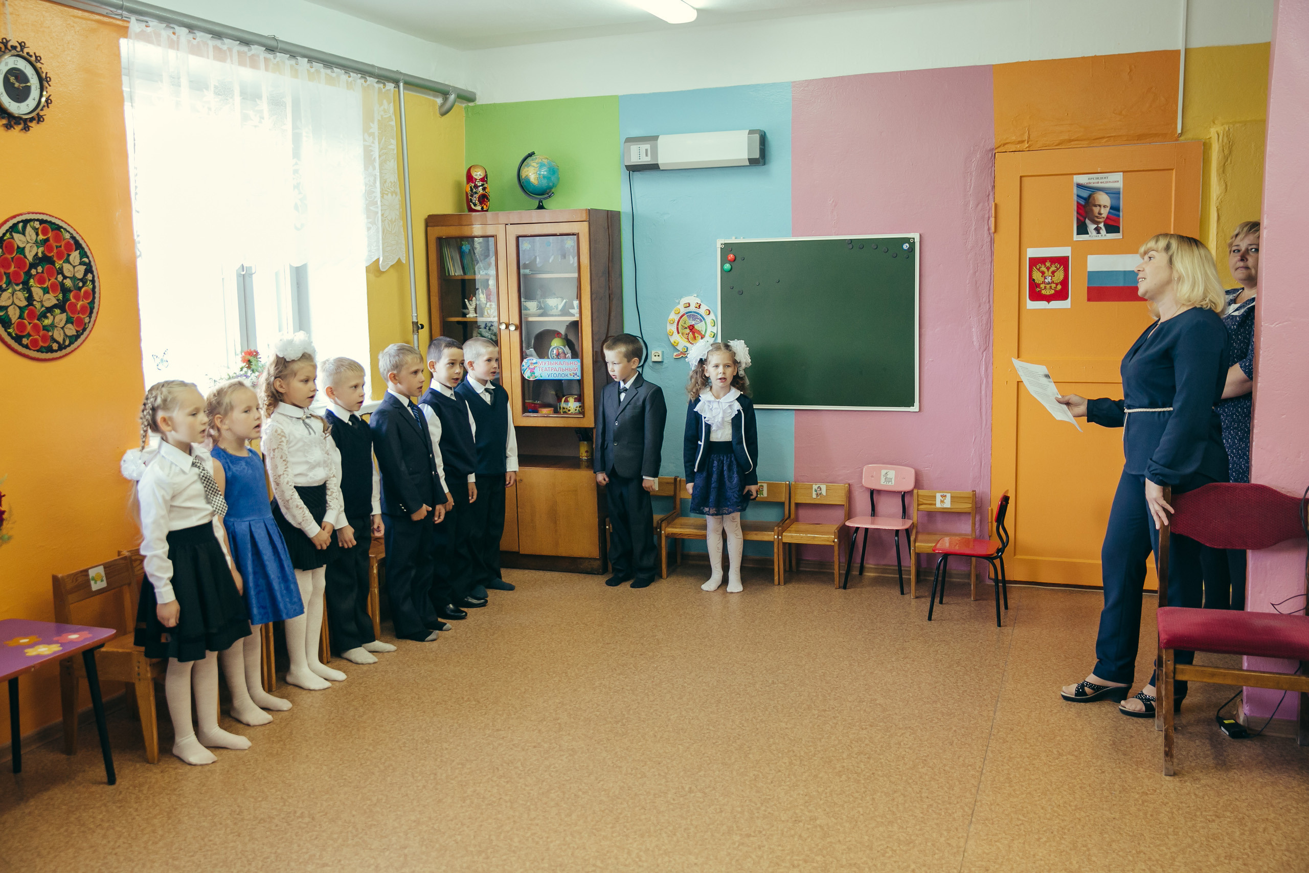 1 сентября в деревне. Фотограф Слава Кайгородов