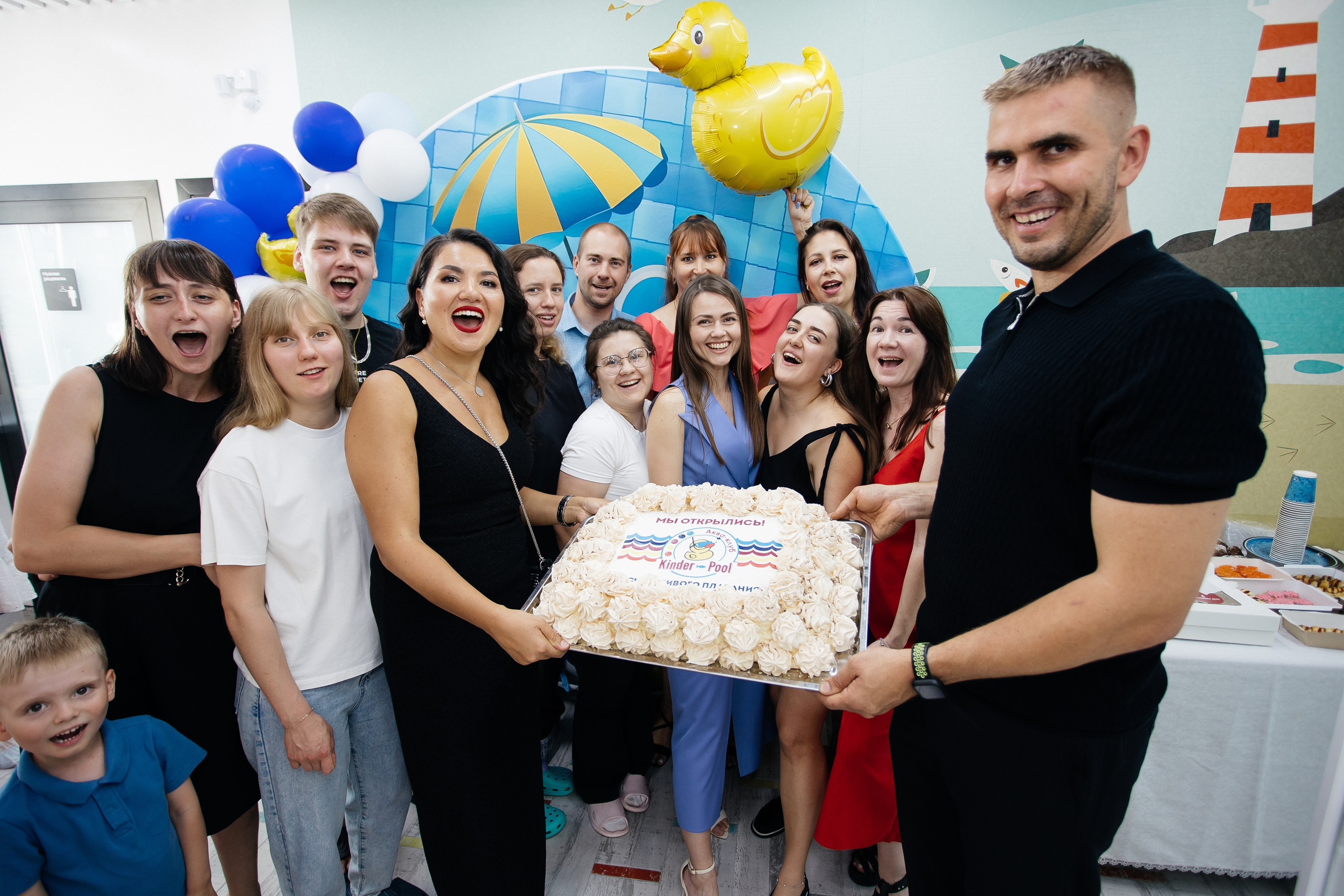 Открытие бассейна. Фотограф в Иркутске