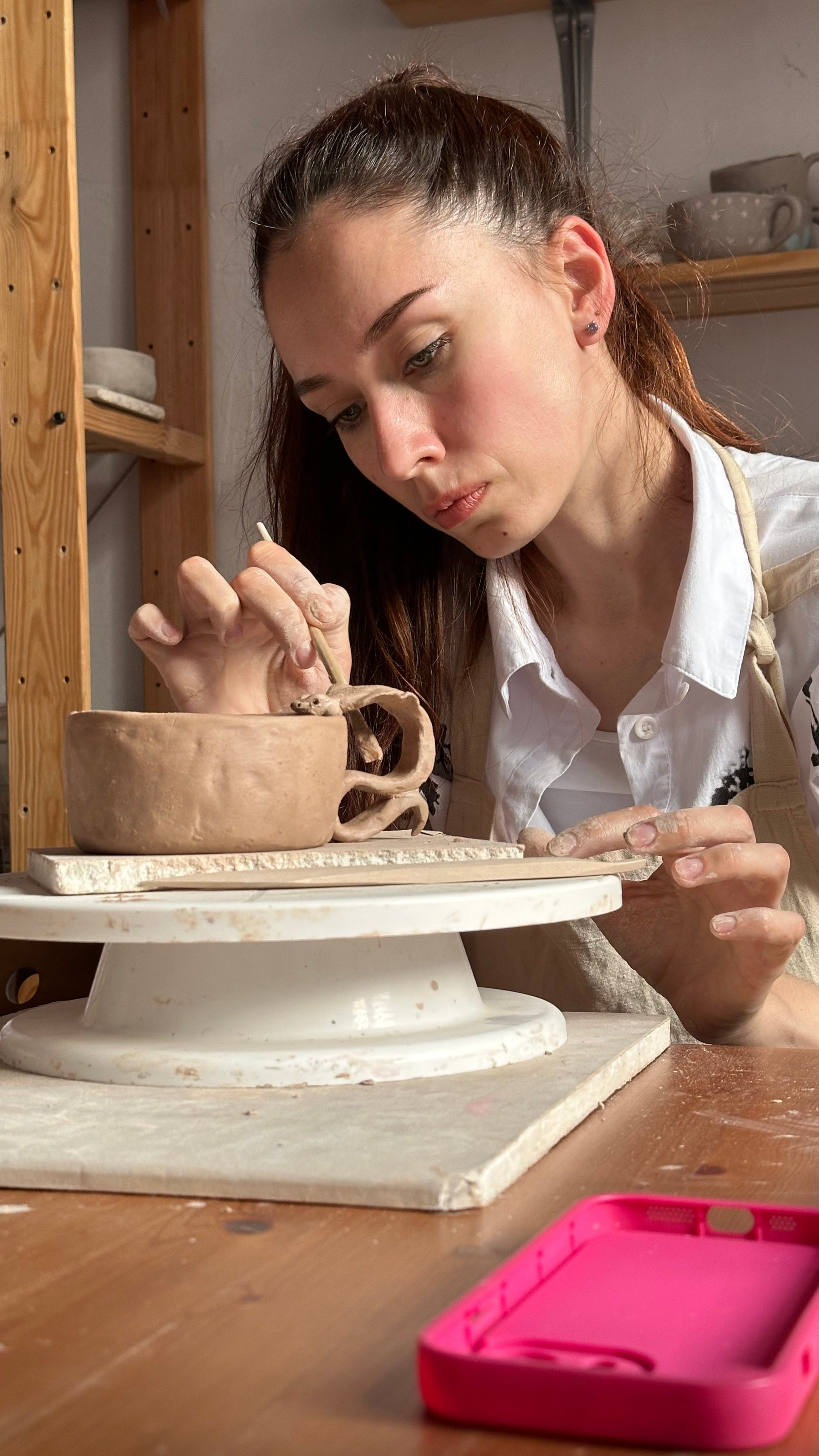 МК в студии керамики VALERDE. Фотограф Екатерина Козловская