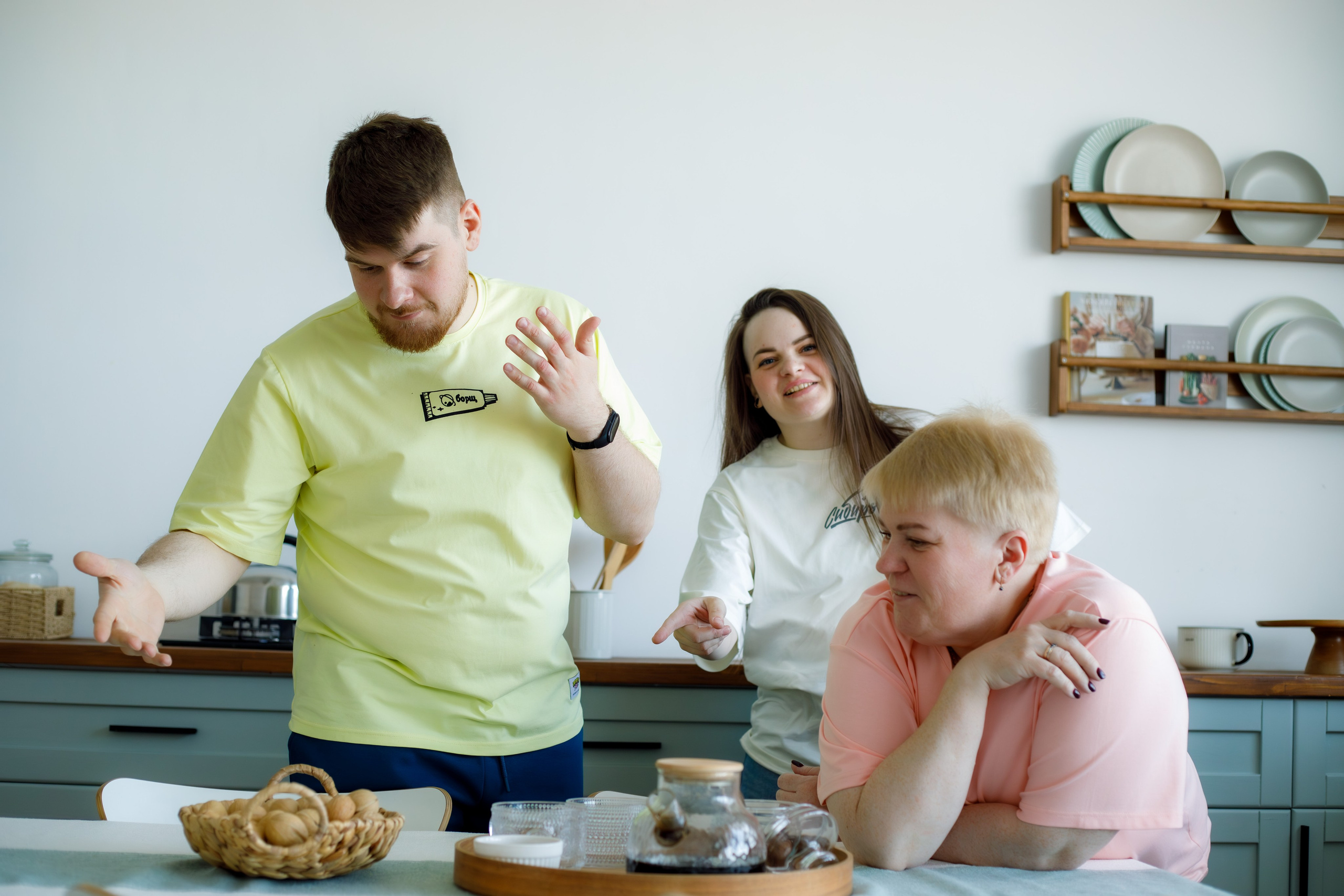 Аннушка и её семья. Фотограф Екатерина Козловская