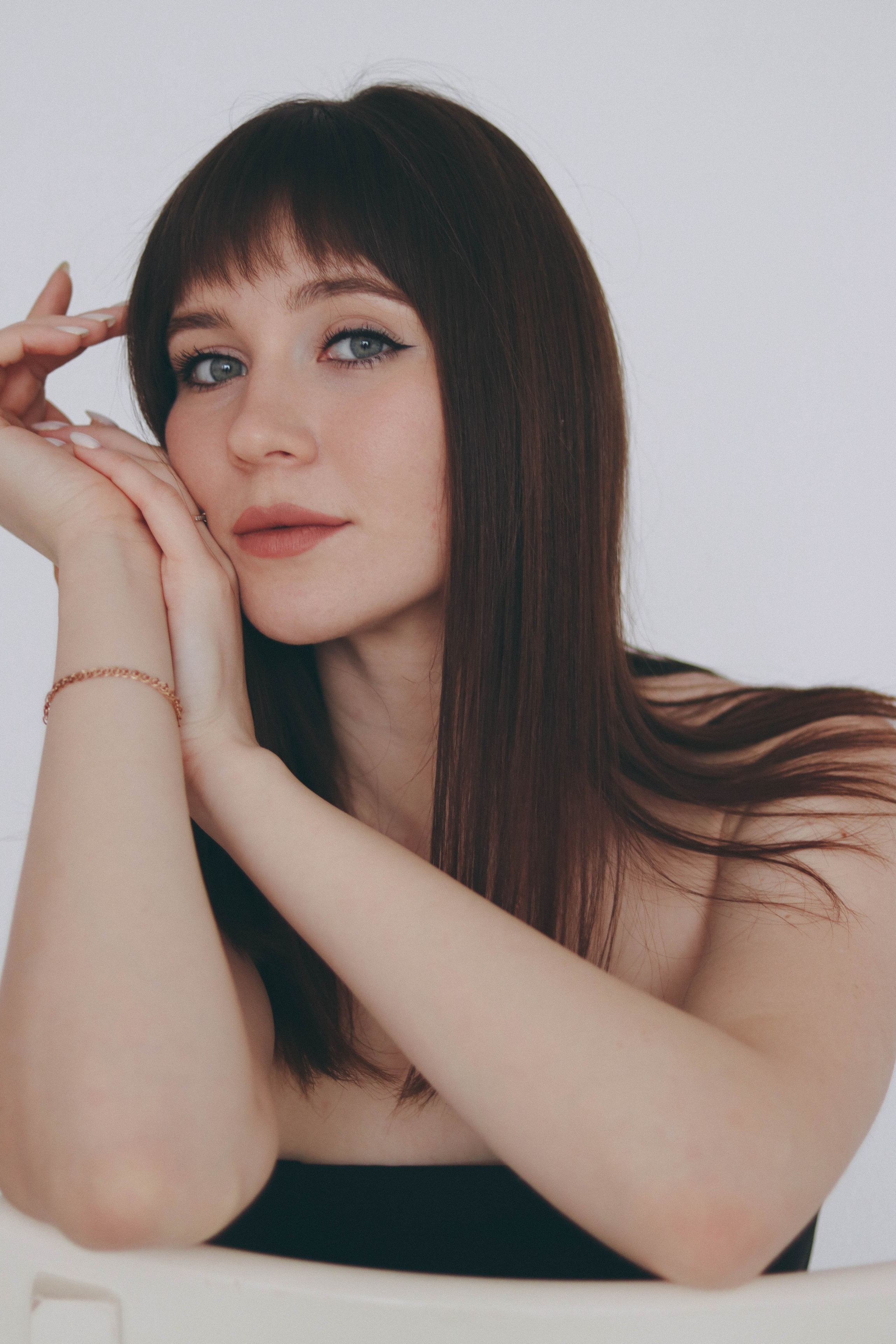 Фотосъёмка Вики в студии. Фотограф Самара Лена Мандарин