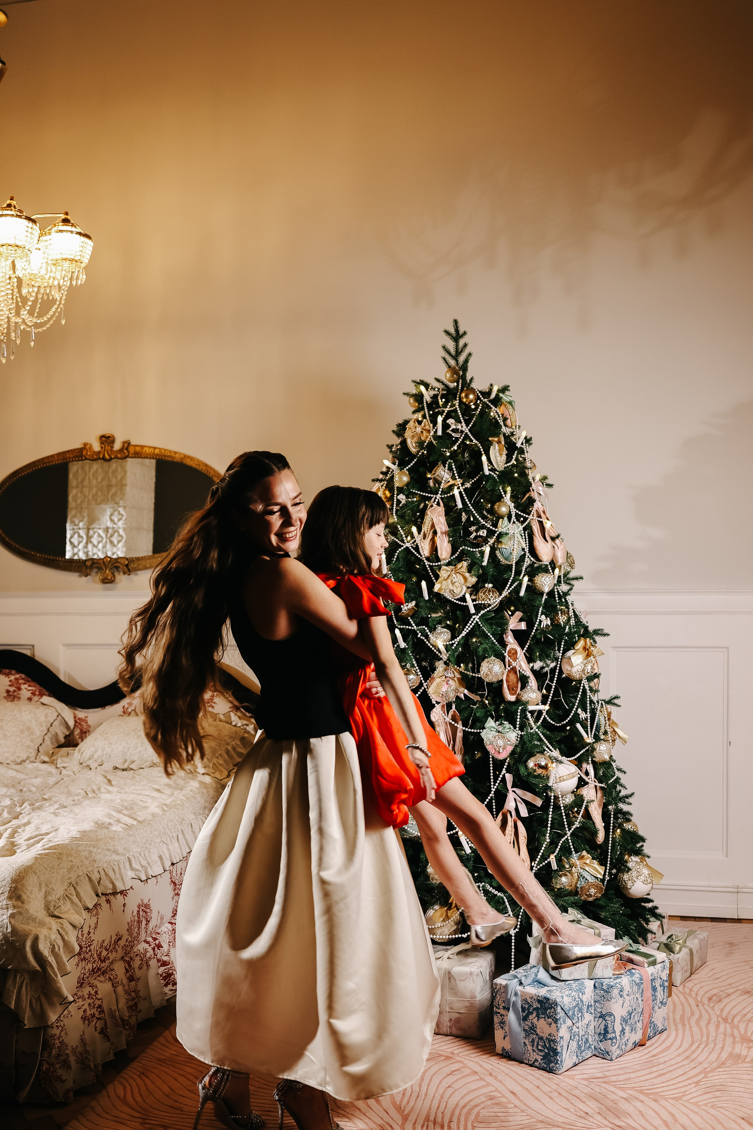 Новогодняя история Людмилы и Полины. Свадебный и семейный фотограф в Воронеже Ксения Воротникова