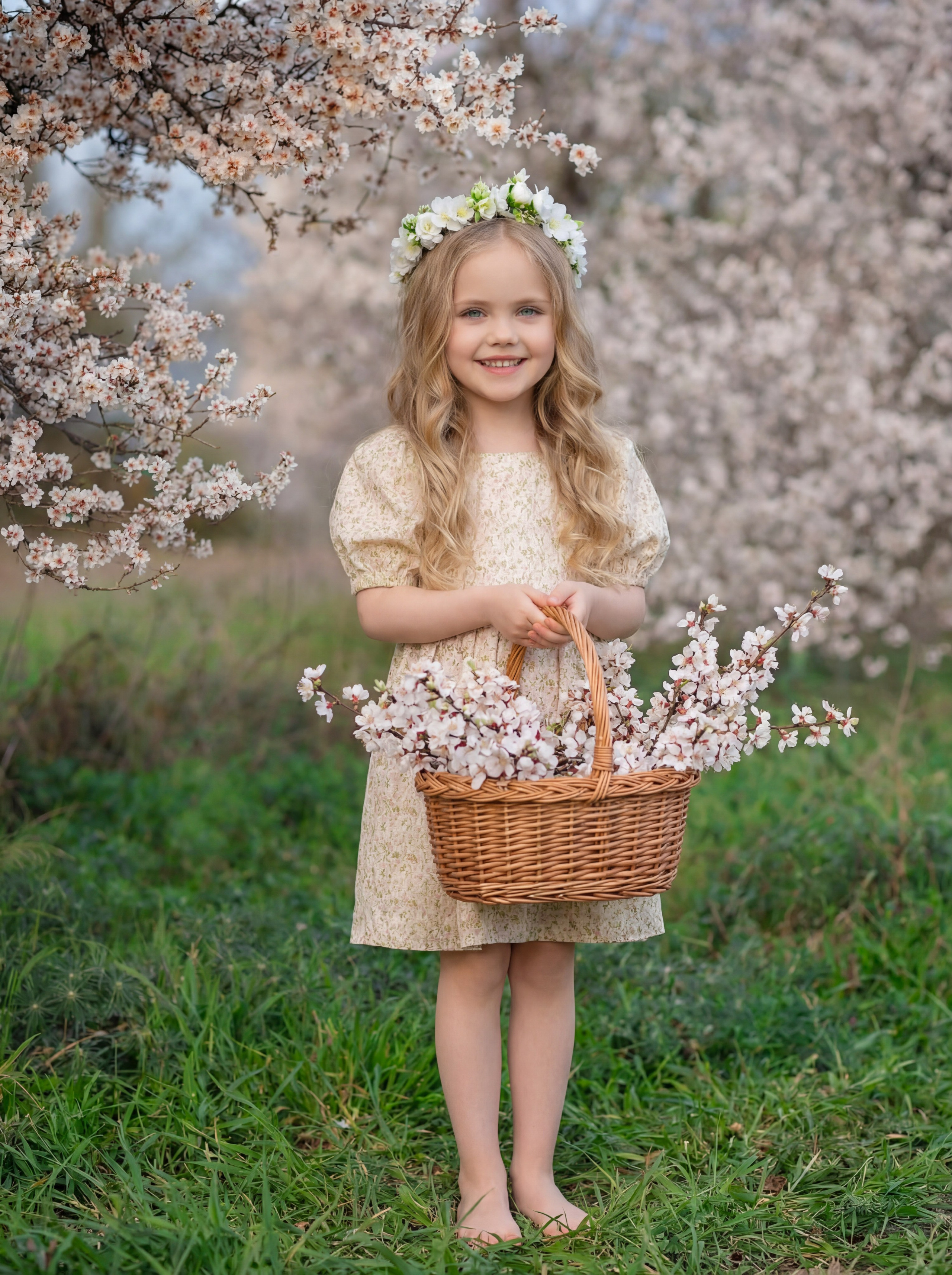 Цветущий сад. Детская фотостудия Москва