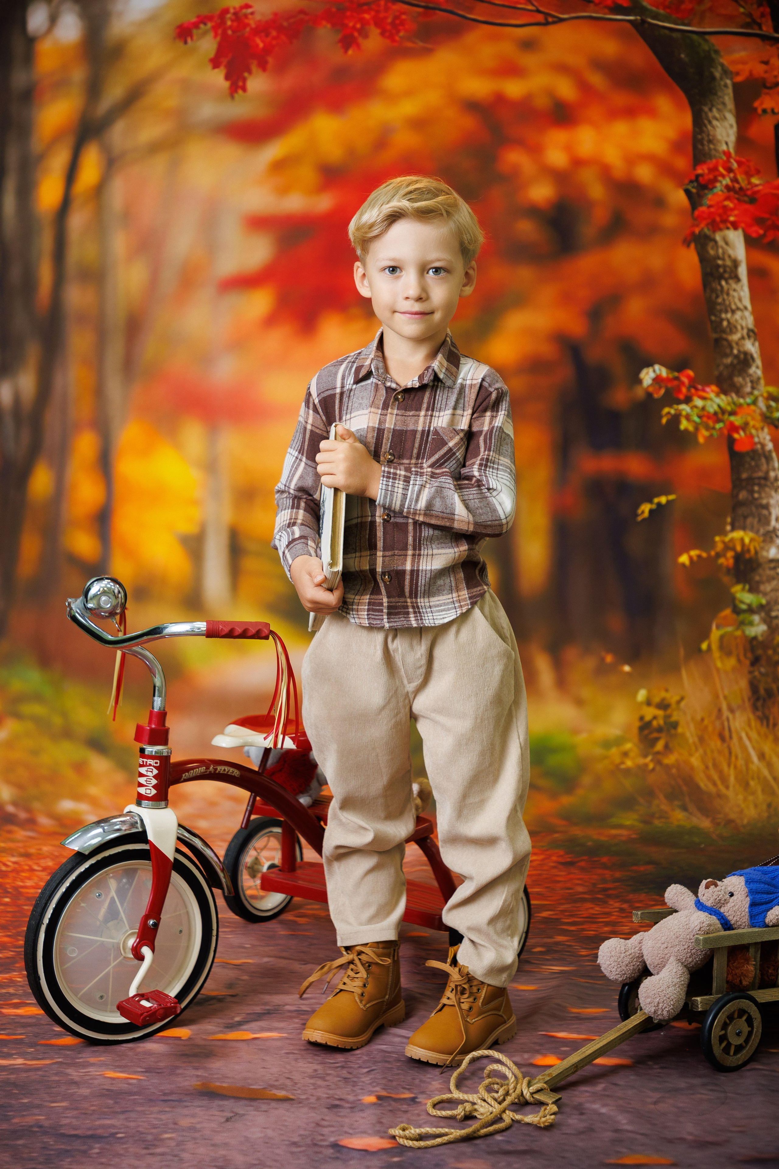 Велосипед. Детская фотостудия Москва