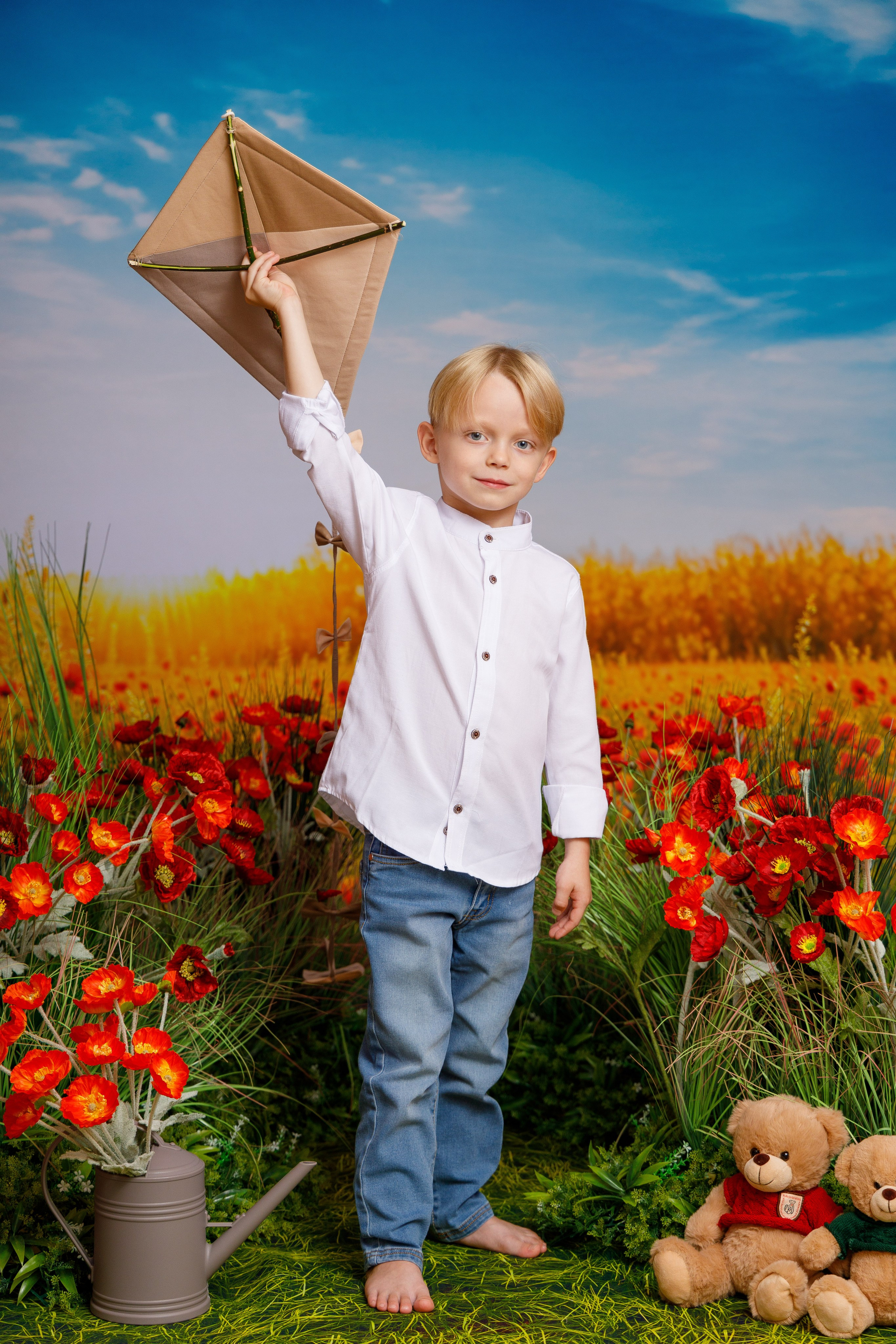 Маки. Детская фотостудия Москва