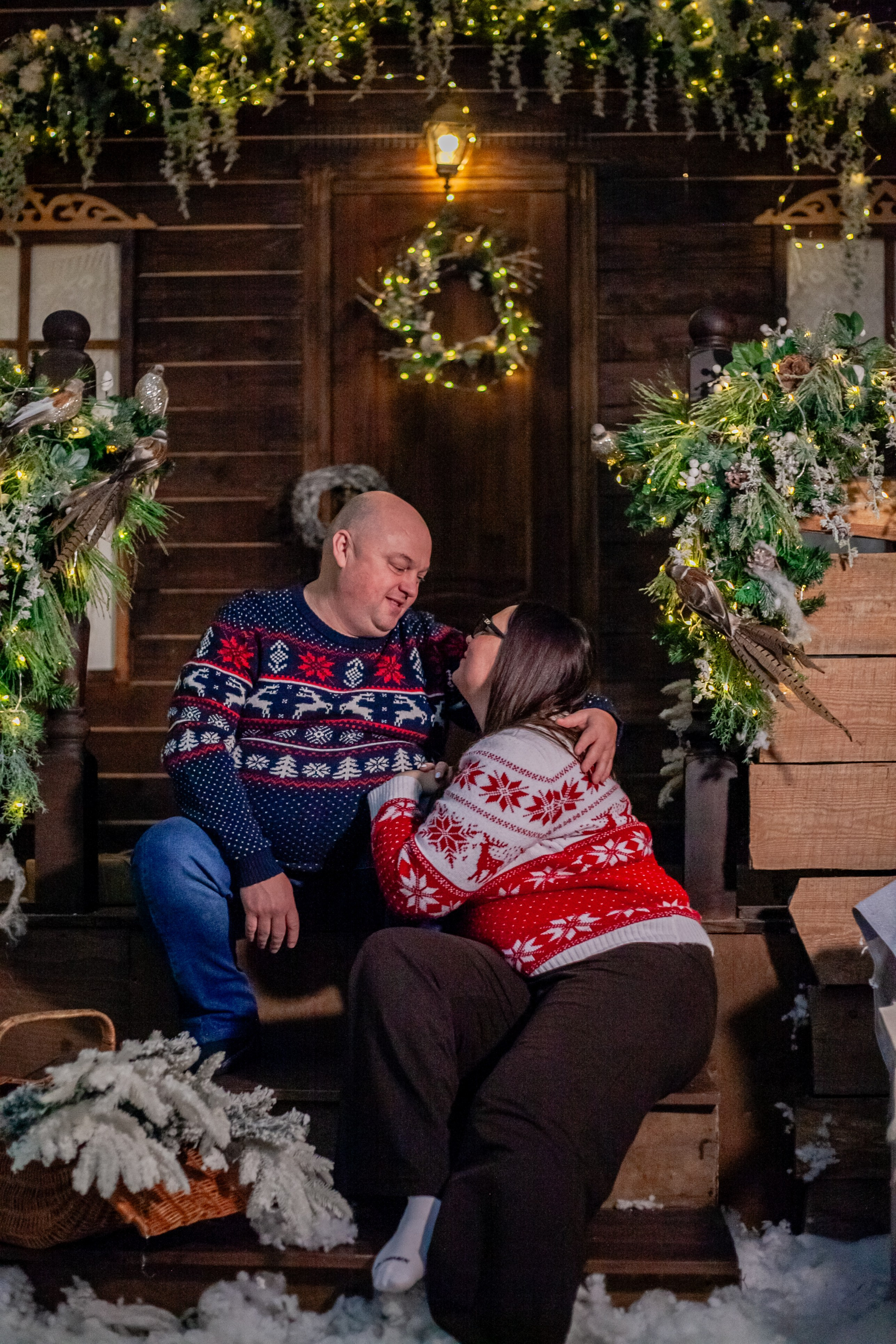 Ульяна и ее семья новый год 2024. Свадебный и семейный фотограф в Армавире