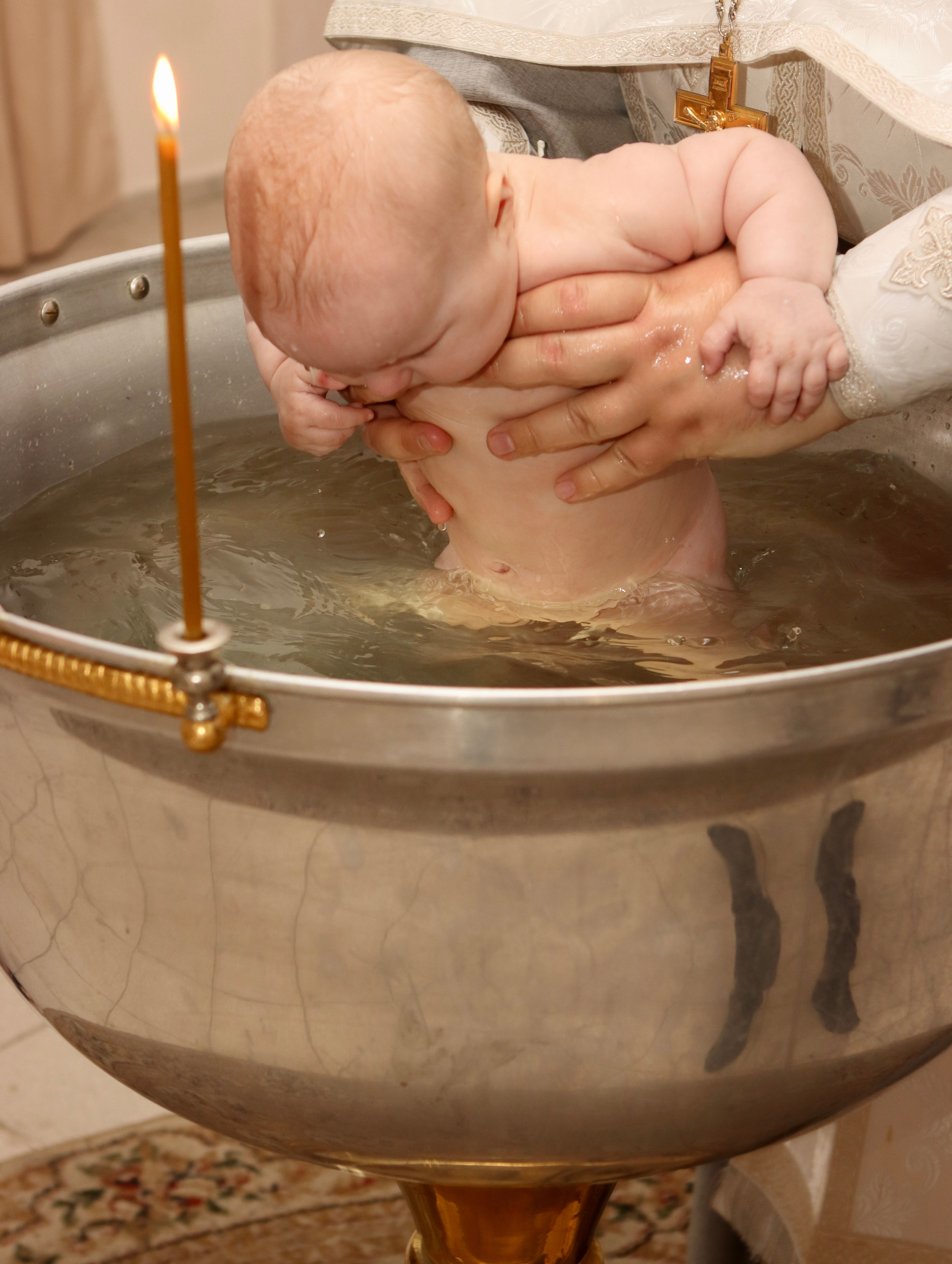 Анастасия и Вадим — крещение Виктории. Фотограф в Курске Смирнов Евгений