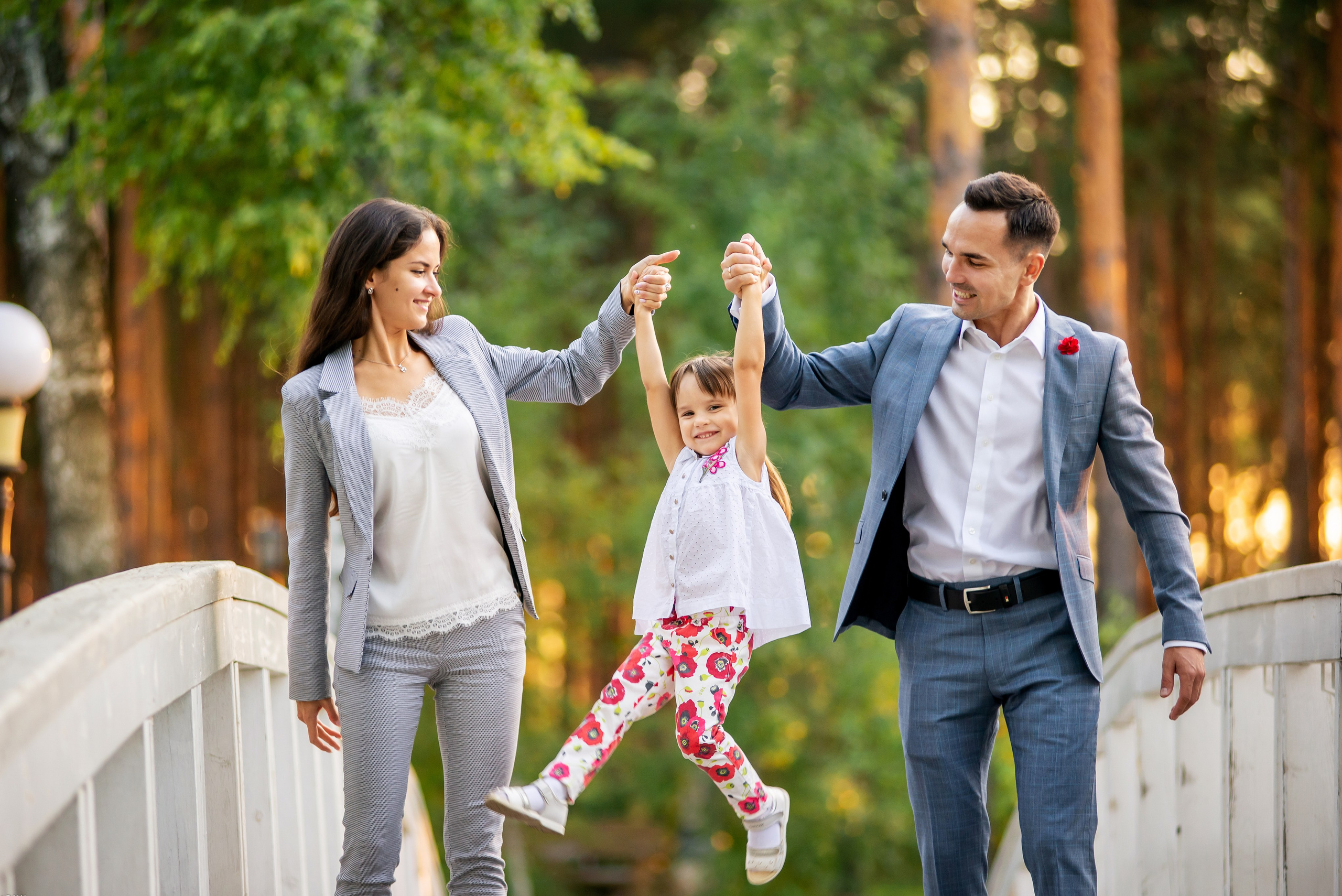Денис, Алина и маленькая Вера. Свадебный фотограф в Рязани Вагнер Владимир