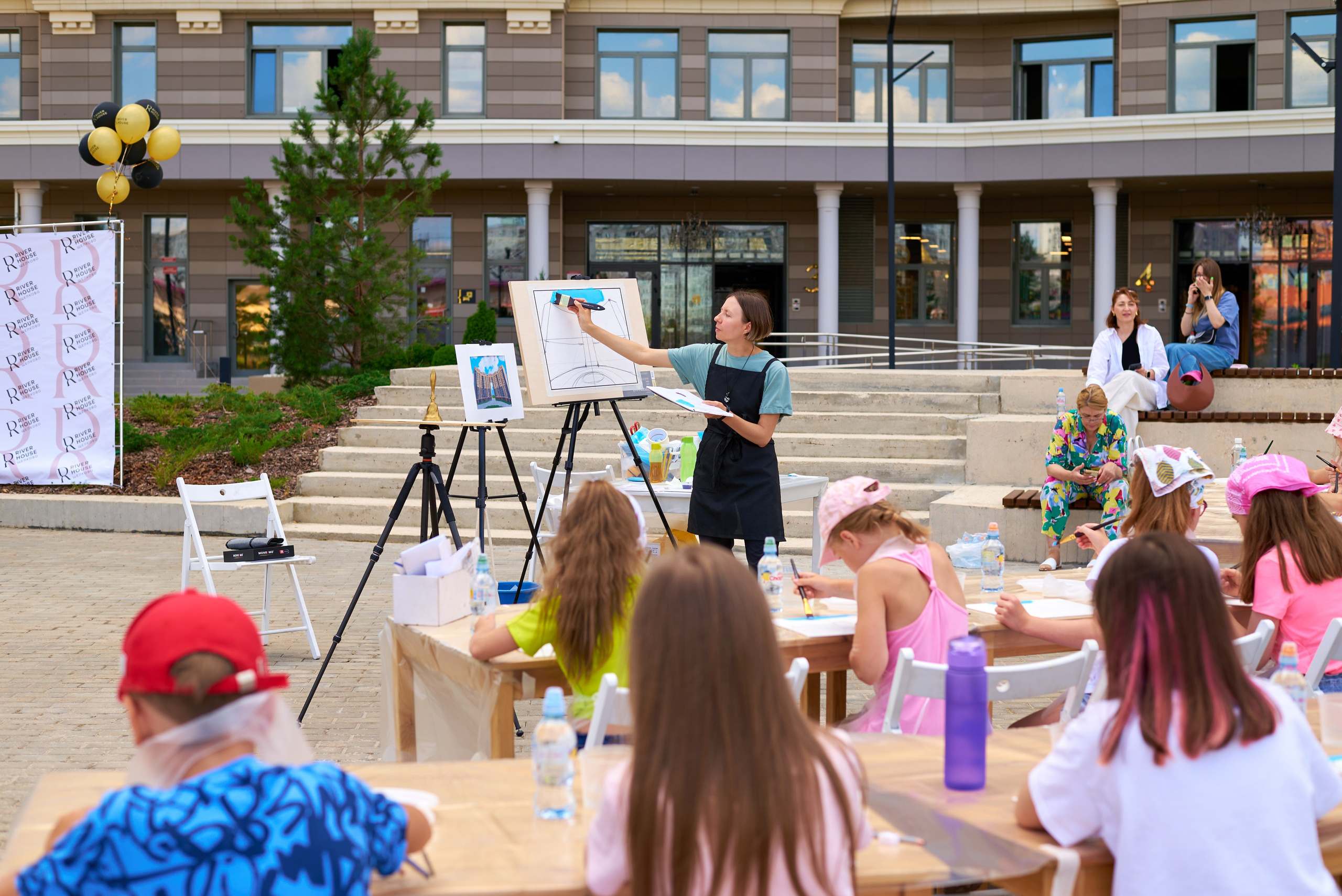 Мастер-класс по рисованию, Щелково, Ривер-хаус. Фотограф Щёлково