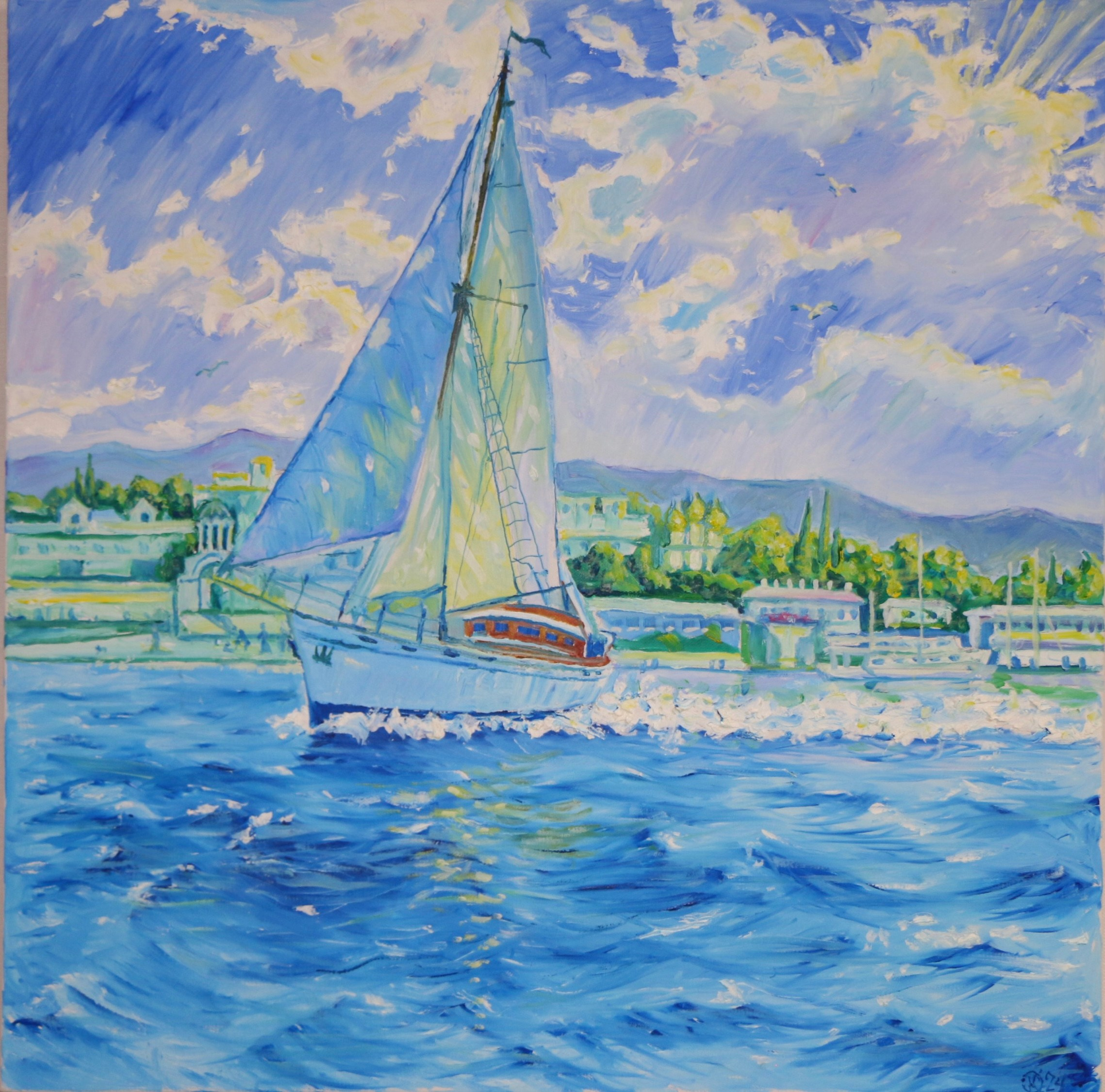 Контакты. Продажа картин маслом на холсте в г. Ялта