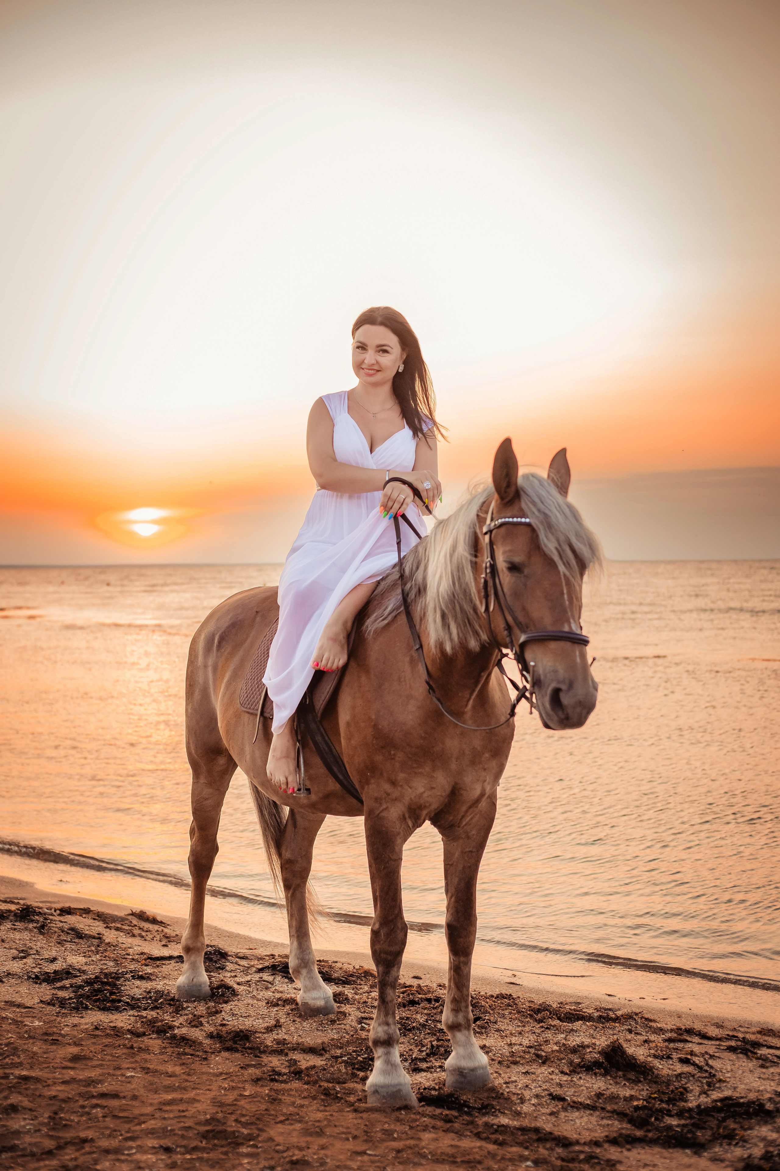 Фотосессия на море с лошадью. Фотограф в Феодосии Наталья Булгакова
