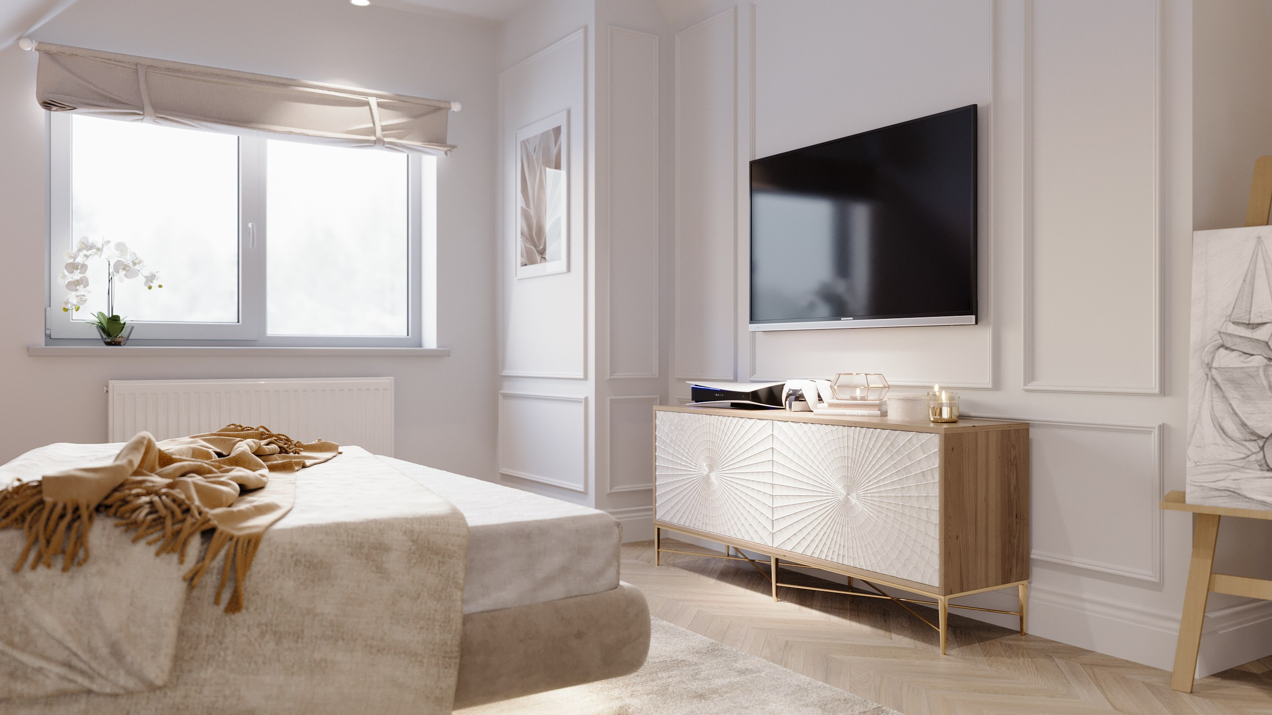 Комната дочери. Intoo.ru — Дизайн интерьера в Москве. Частный дизайнер Роман Королев