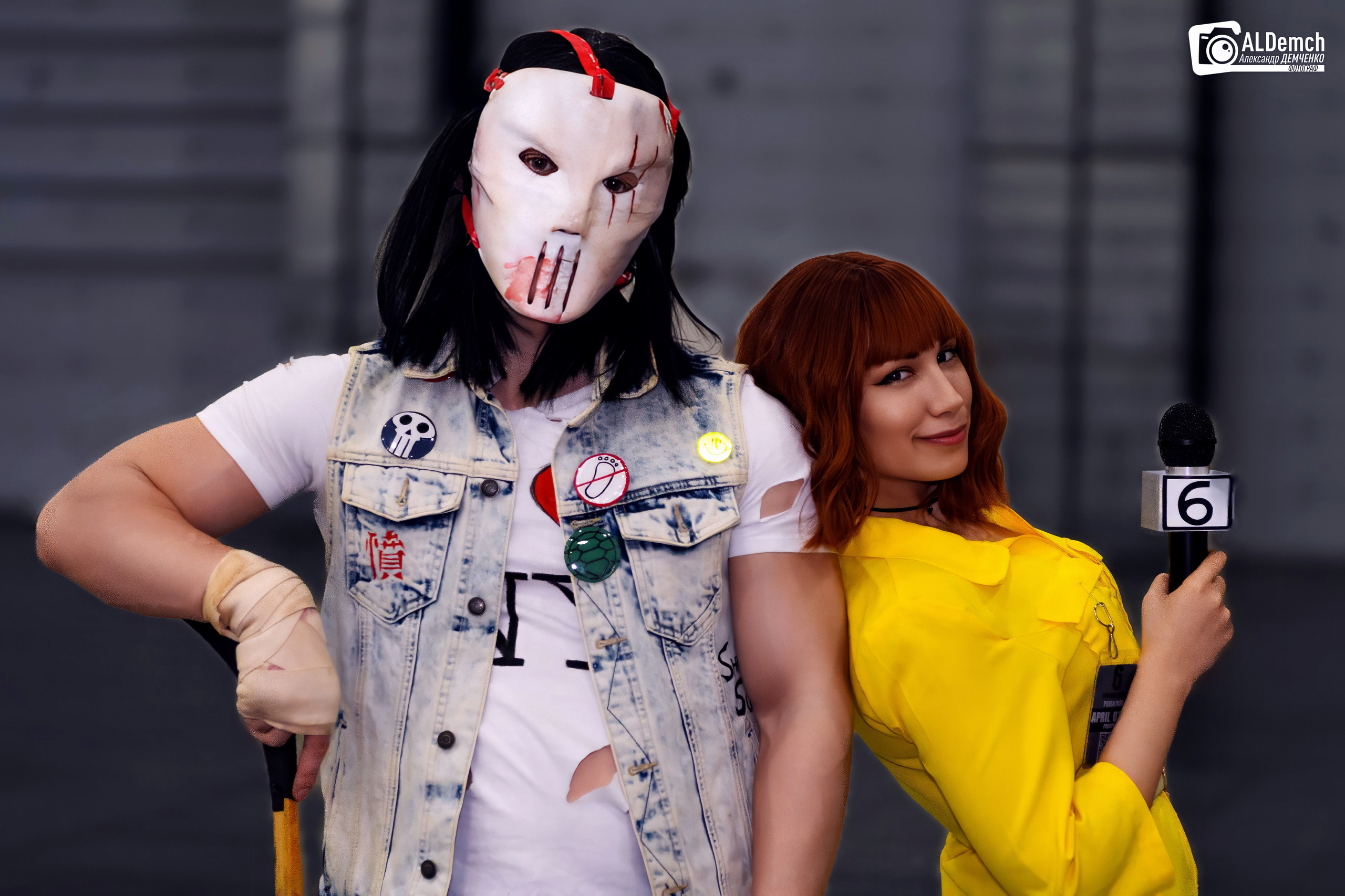 Эйприл О’Нил и Кейси Джонс из Черепашек-ниндзя косплей