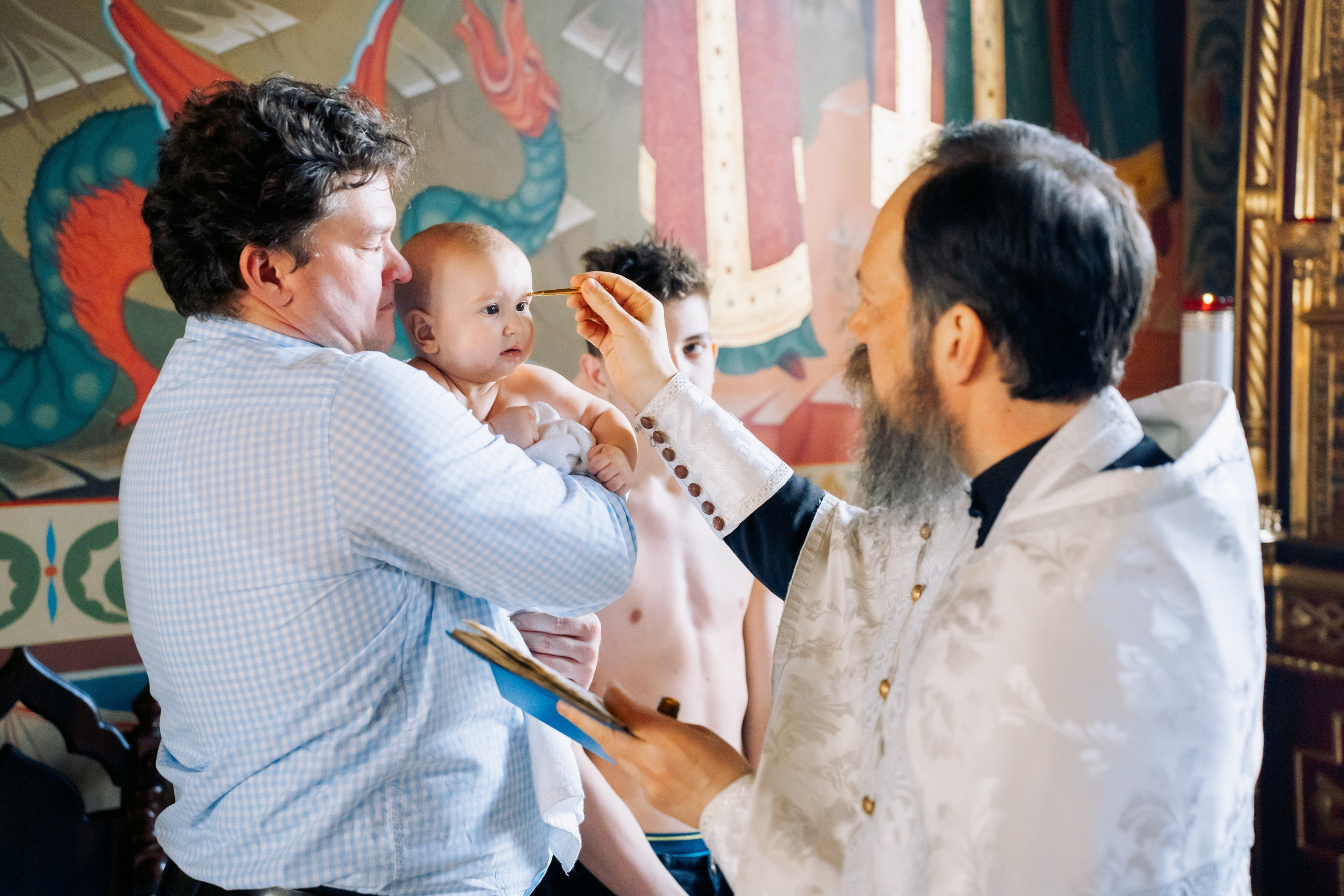 Крещение Мирона. Фотограф Казакова Анастасия