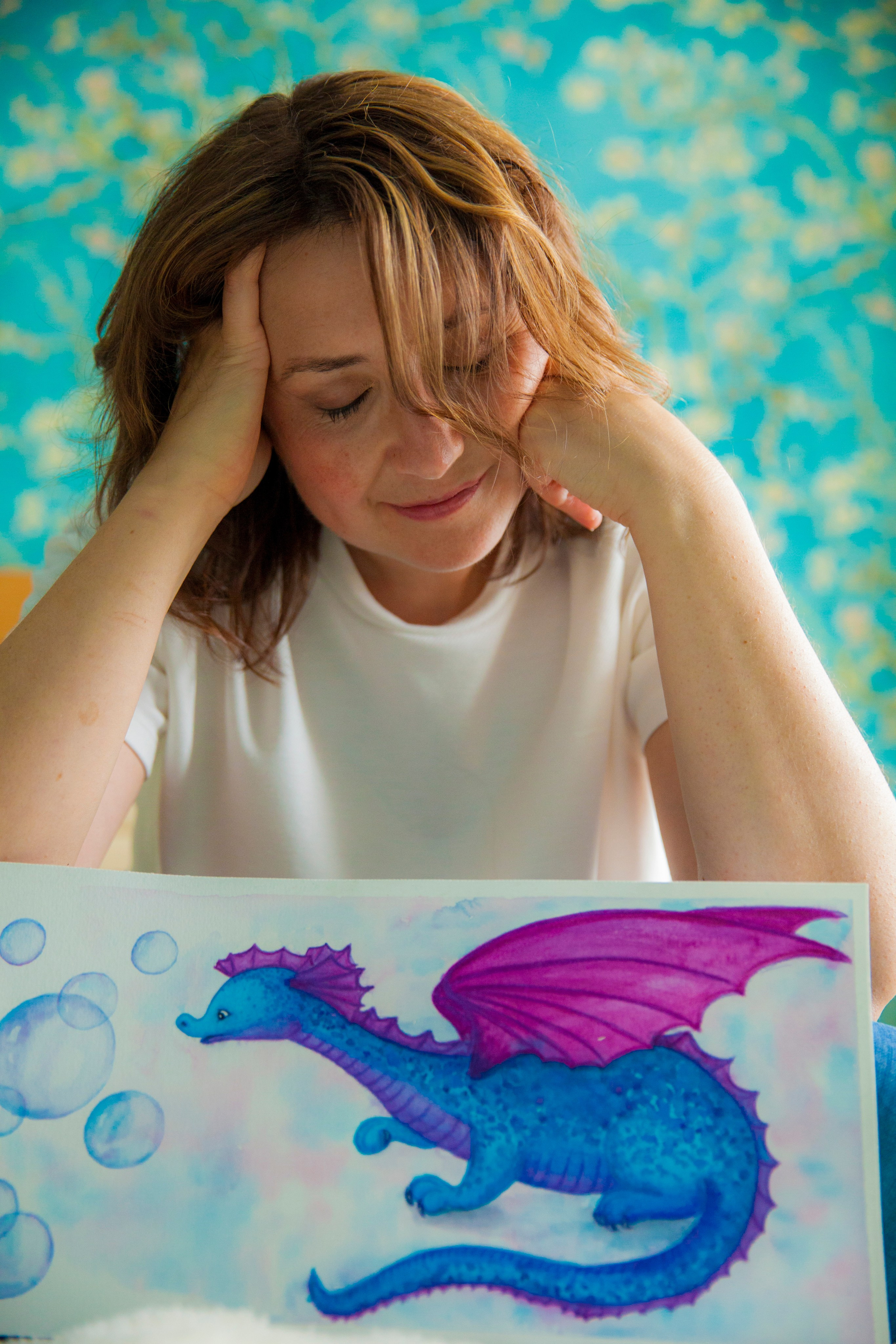 Катя, художник-иллюстратор. Фотограф Александра Степанова