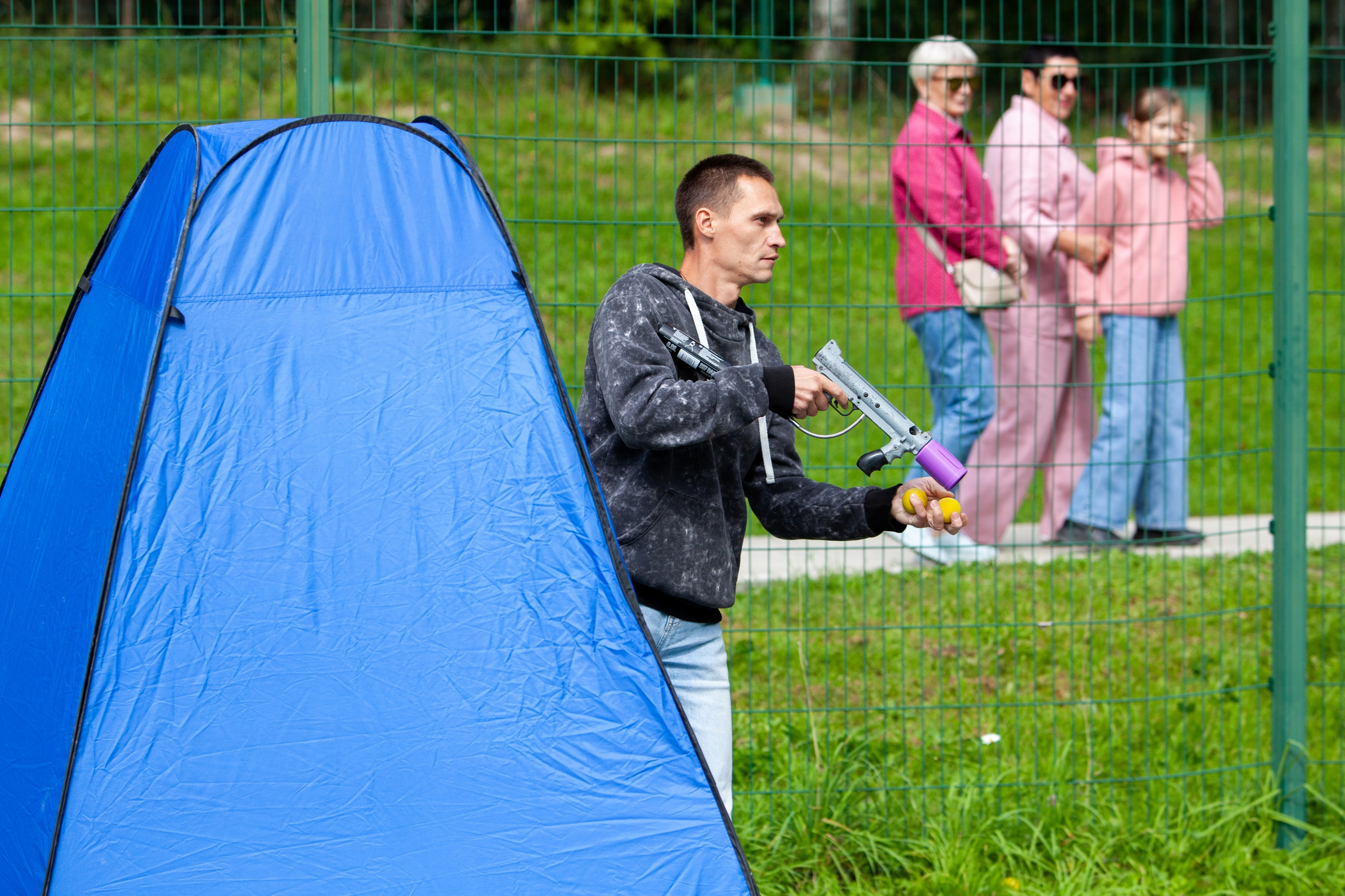 Базукобол на День Города. Кутузов Евгений Фотограф в Южно-Сахалинске