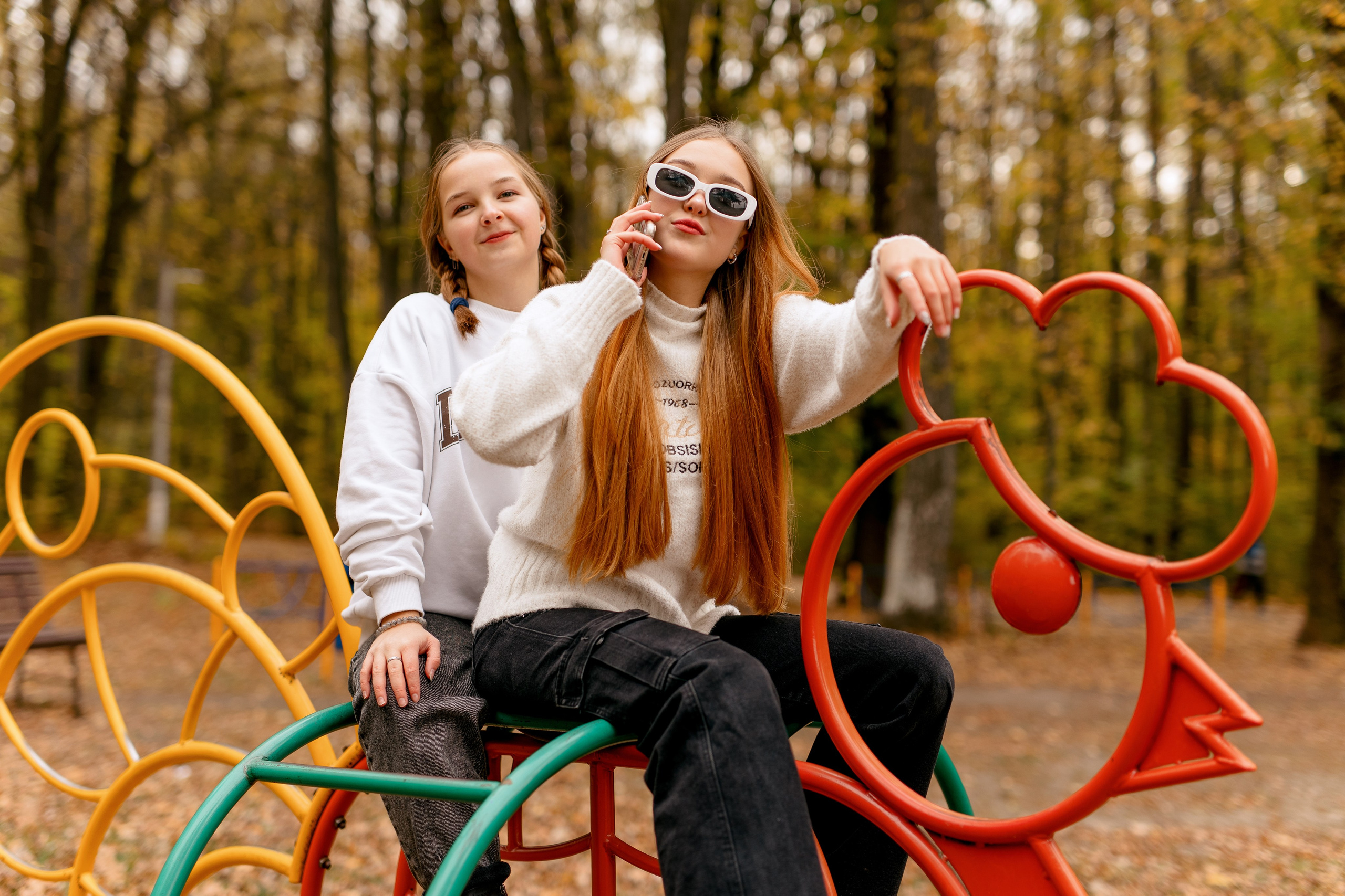 11 класс осенью в роще. Свадебный и семейный фотограф в Туле и области Маша Костина