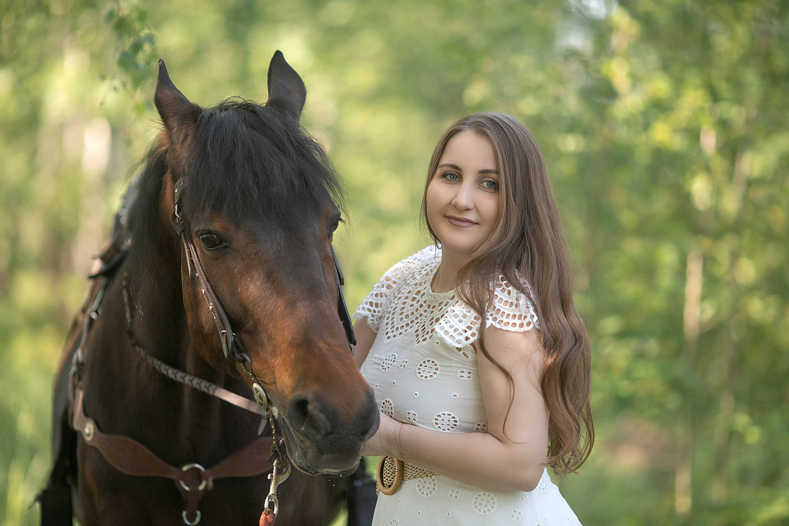 Армине, Илья и Табор. Фотосессия с лошадьми в Нижнем Новгороде
