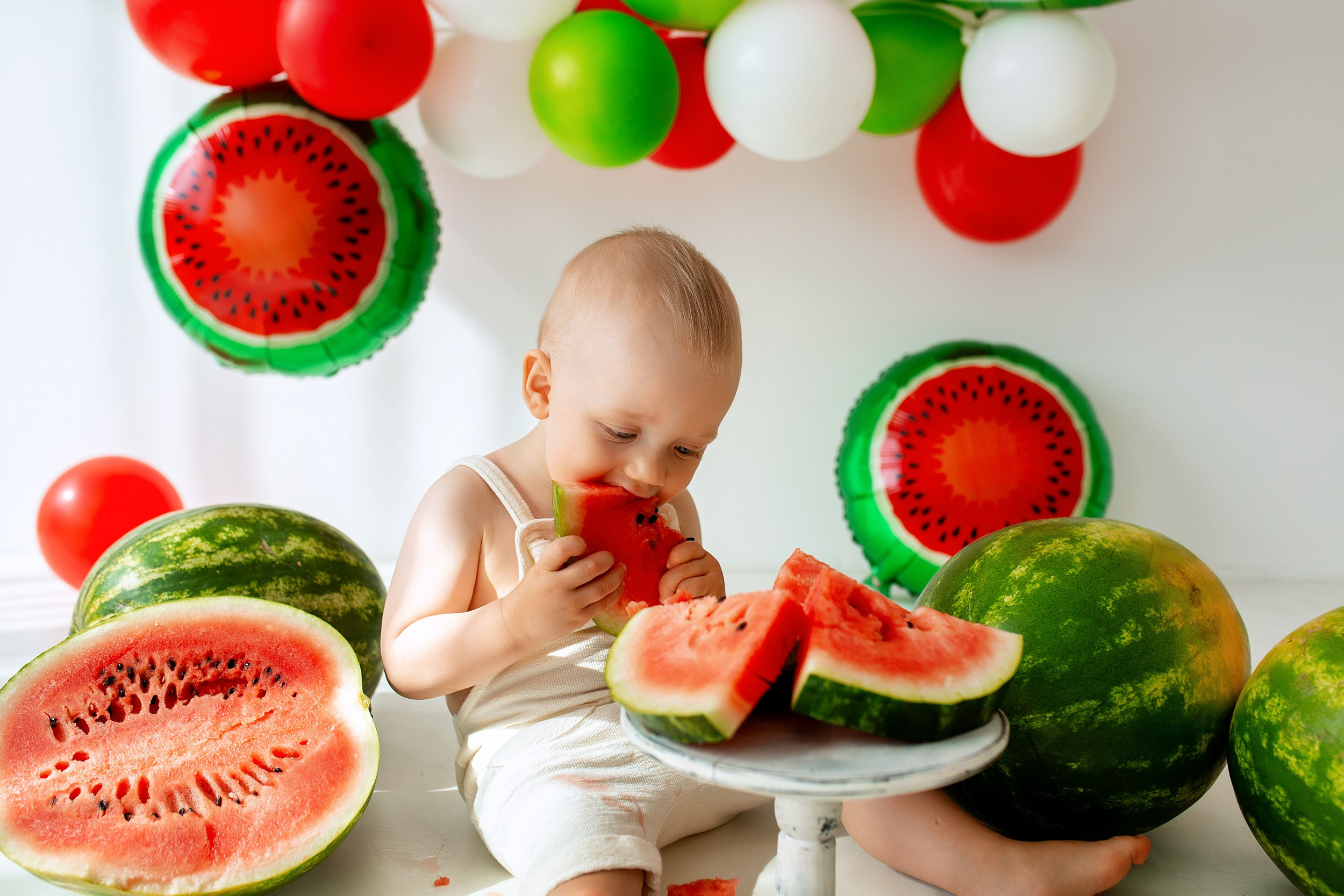 КОСТЯ и арбузы. Фотограф новорожденных Оксана Полевская