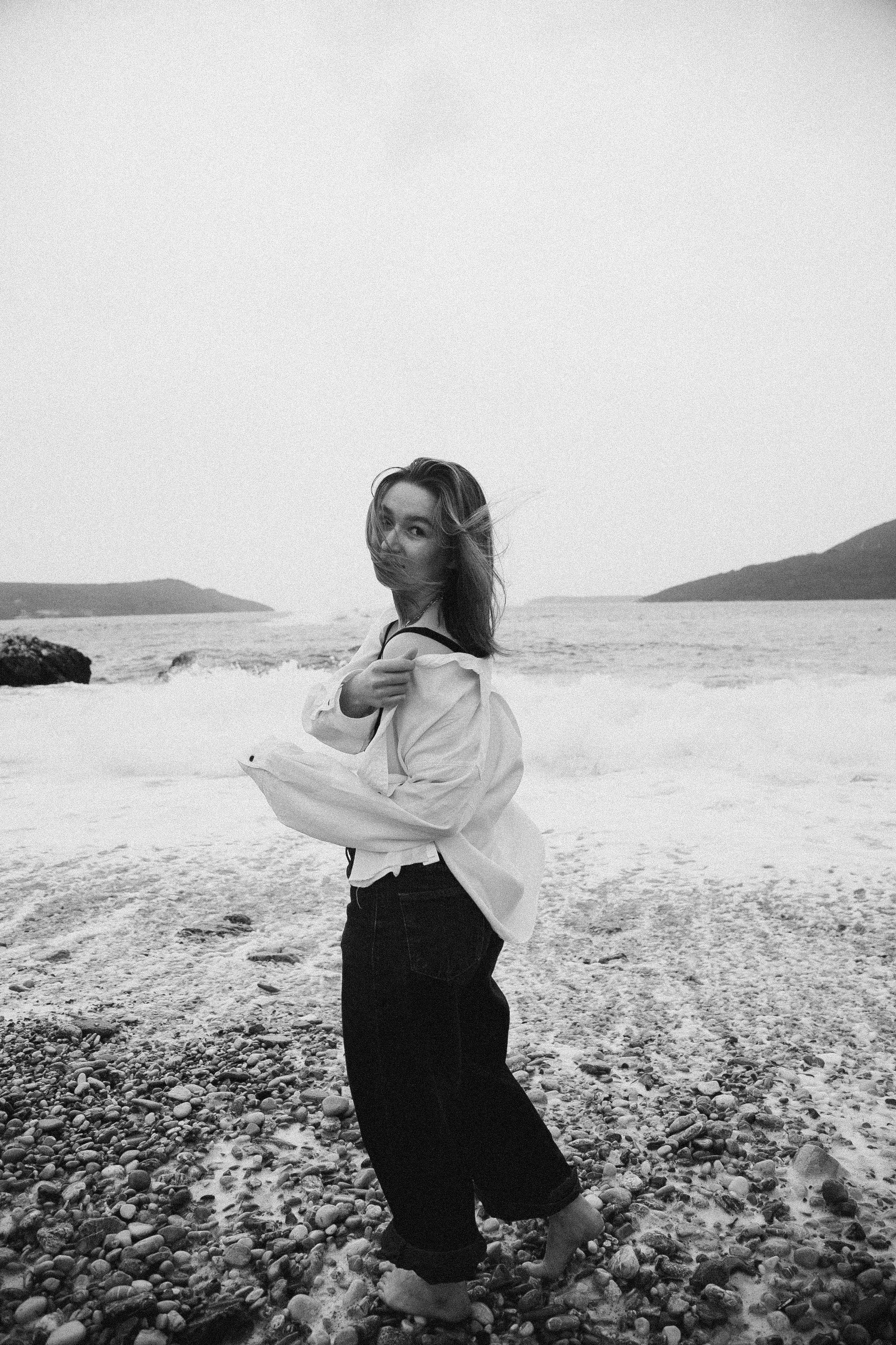 Женская фотосессия на море в Черногории. Семейный и свадебный фотограф в Черногории Татьяна Белякова