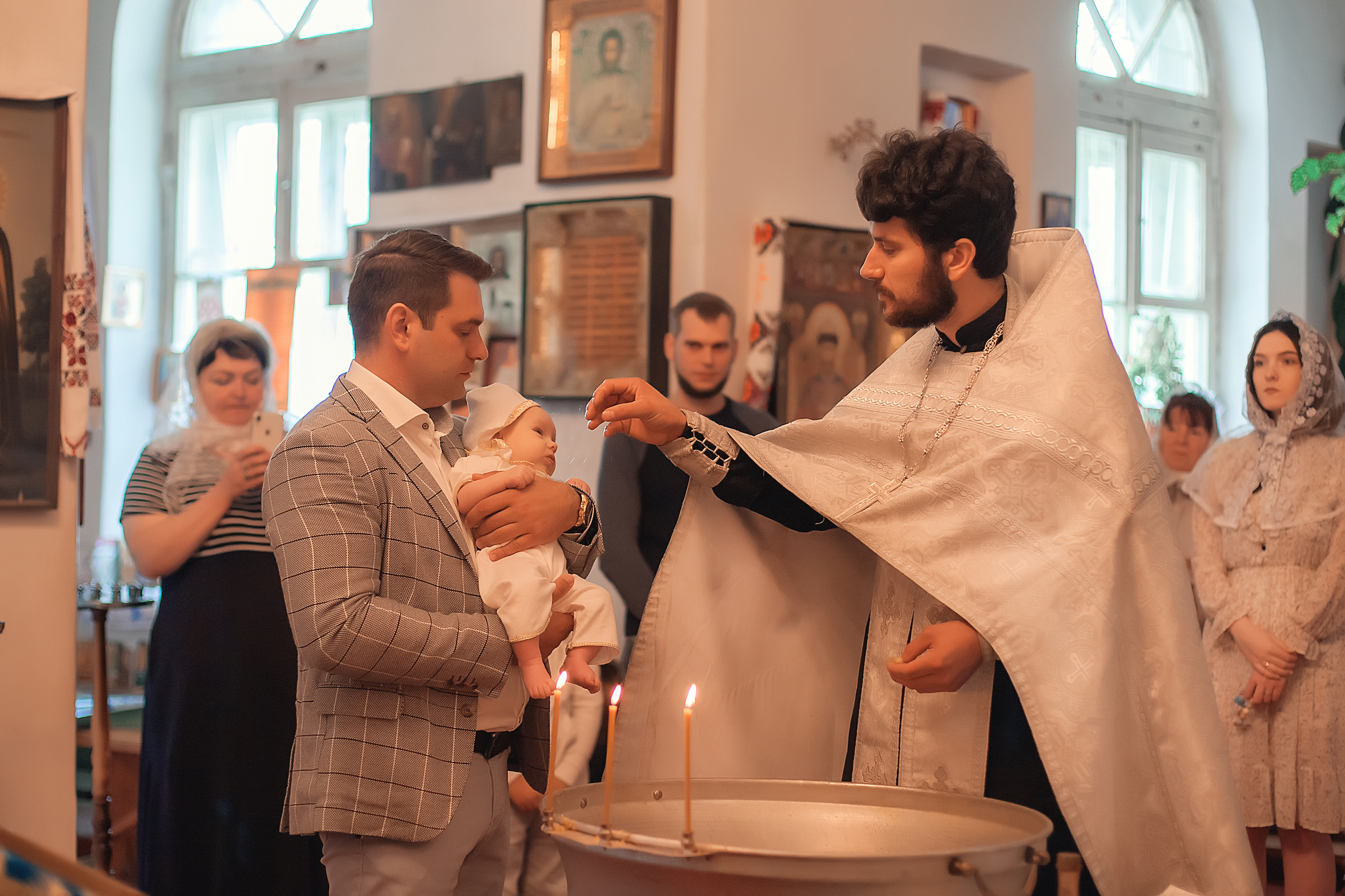 Крещение. Фотограф новорожденных в Брянске Анжелика Прохоренкова