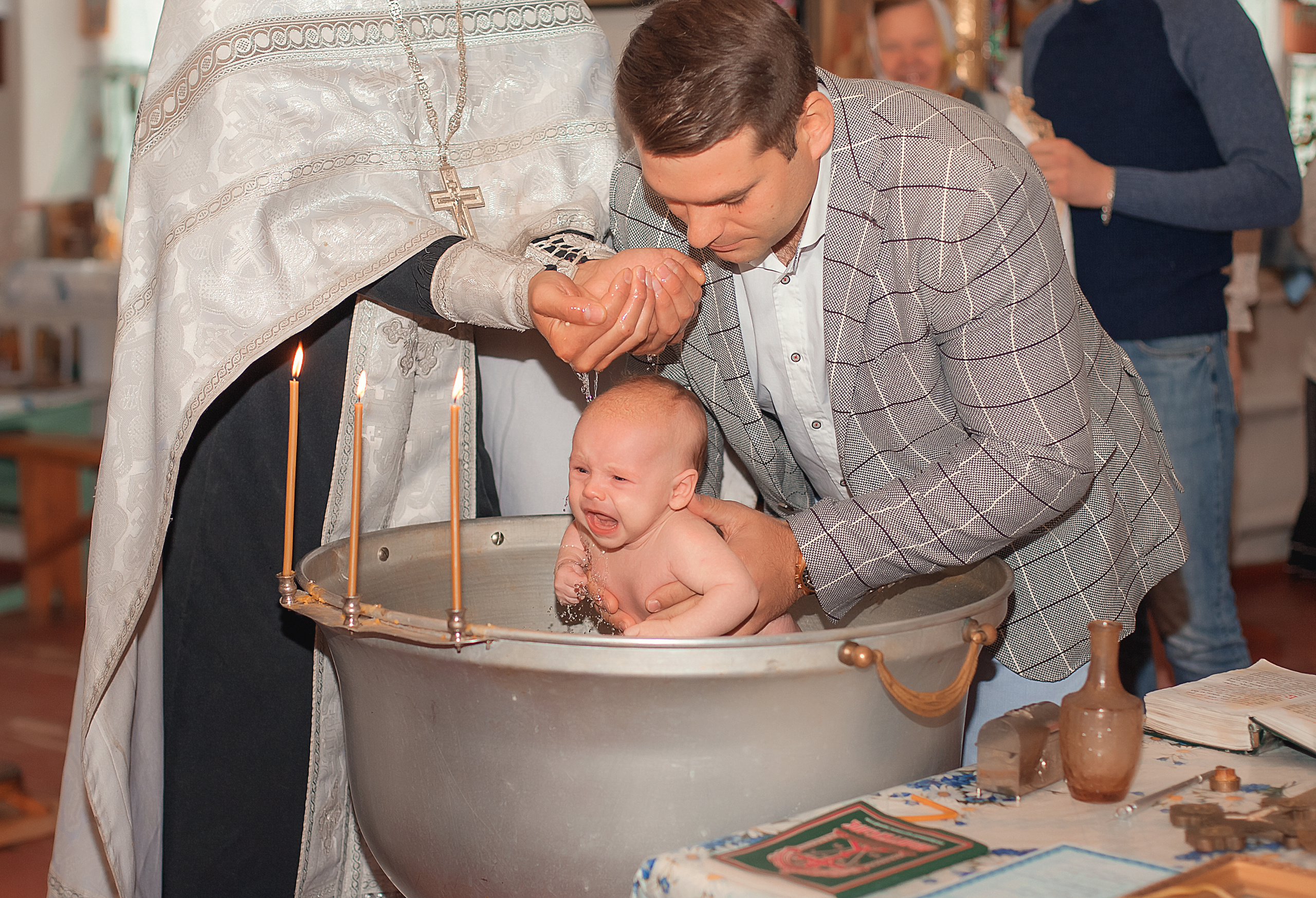 Крещение. Фотограф новорожденных в Брянске Анжелика Прохоренкова