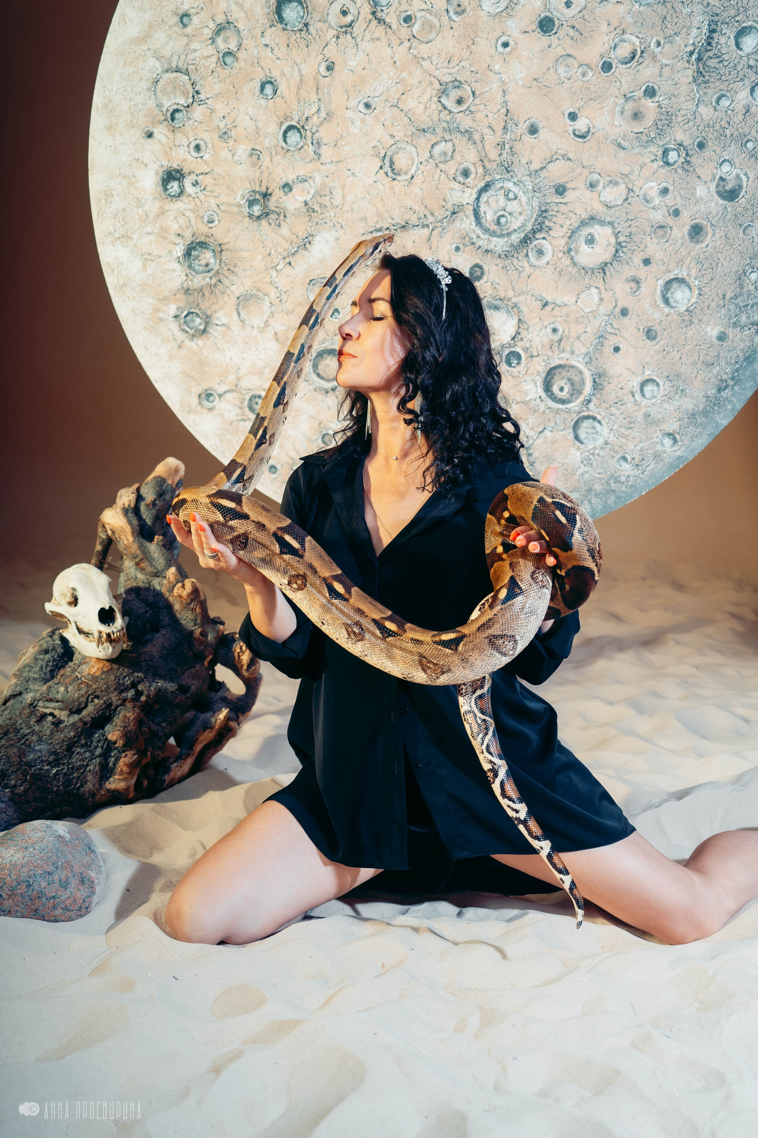 Новогодняя съемка с символом года для проекта Dolce Donna. Ваш фотограф в Санкт-Петербурге Анна Просвирина